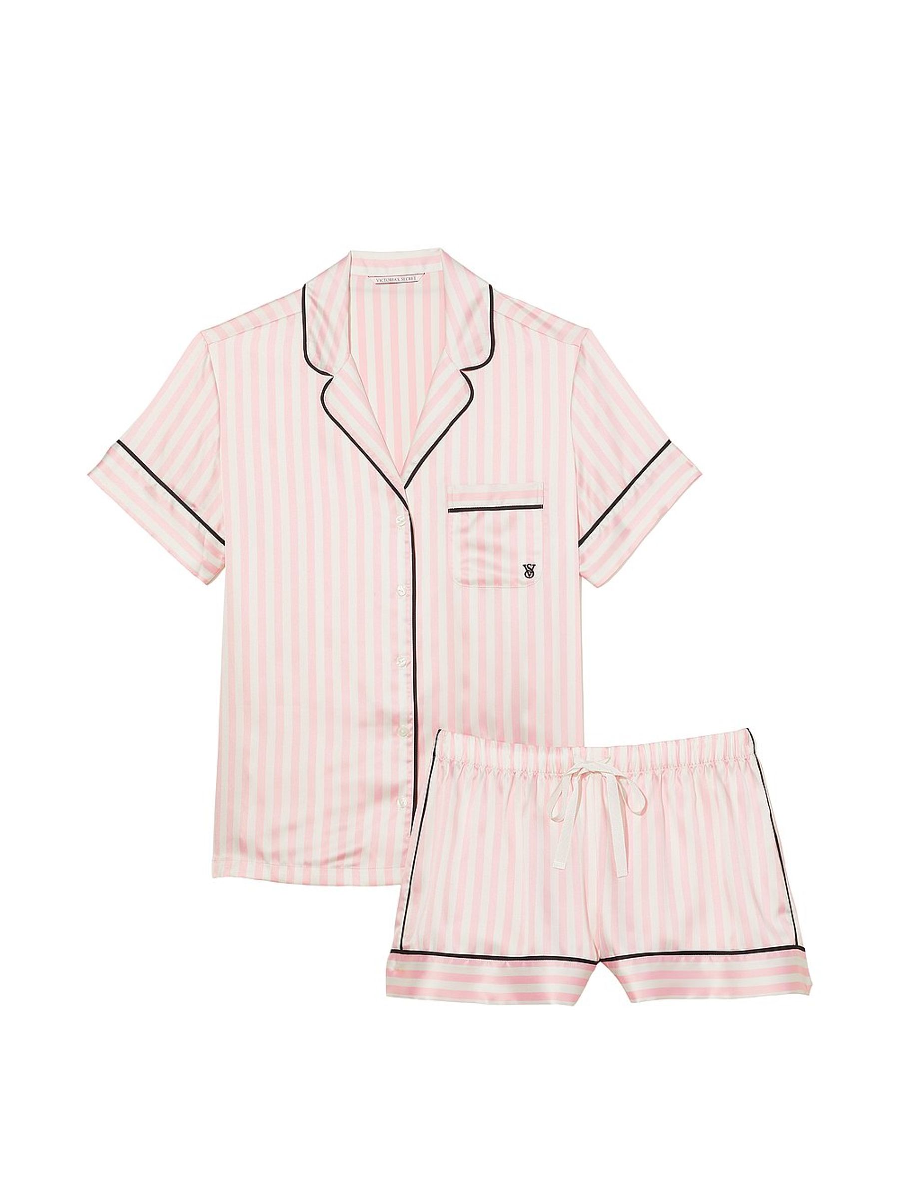 Victorias secret satin pjs sale