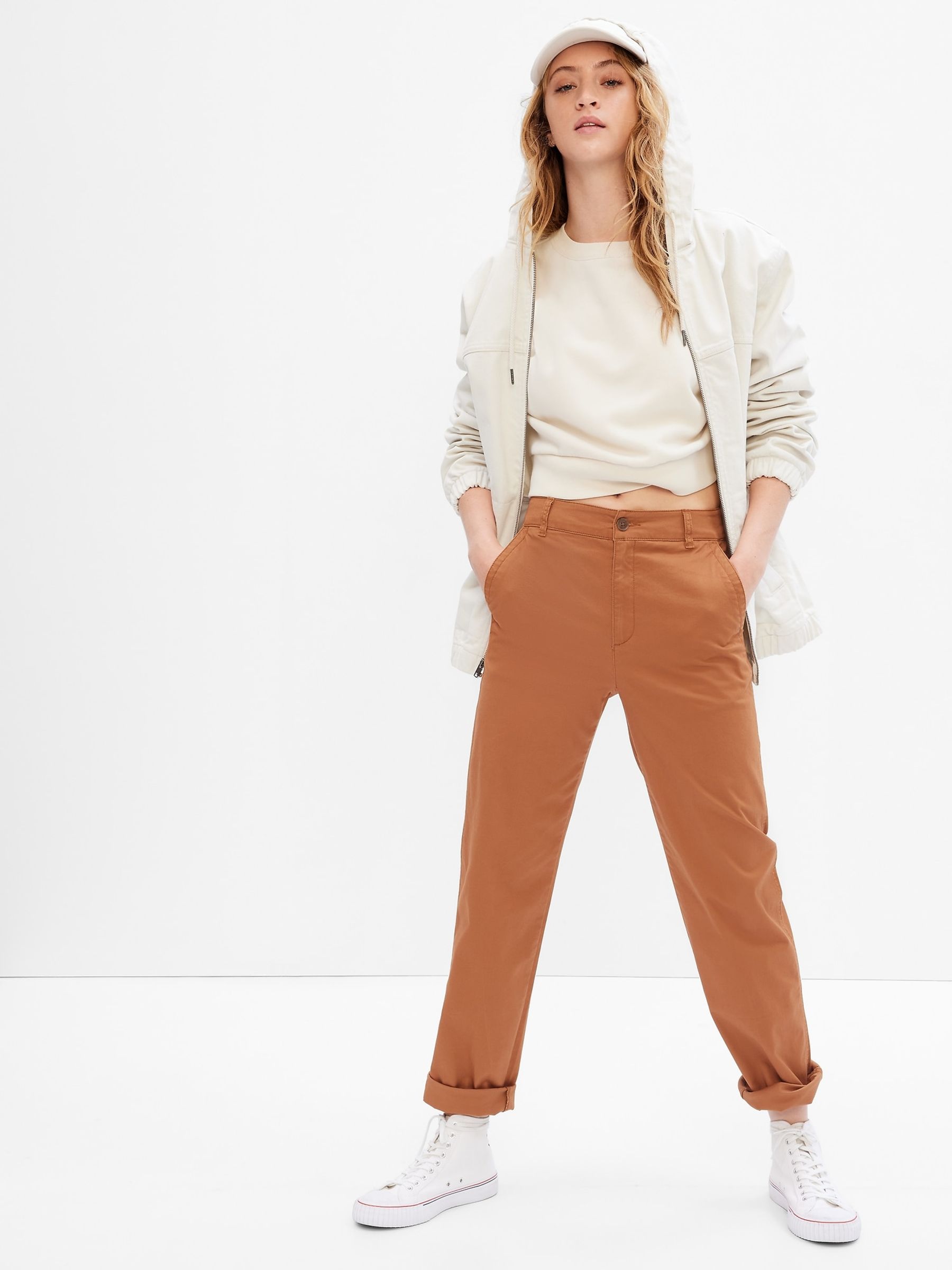 The gap girlfriend chinos top