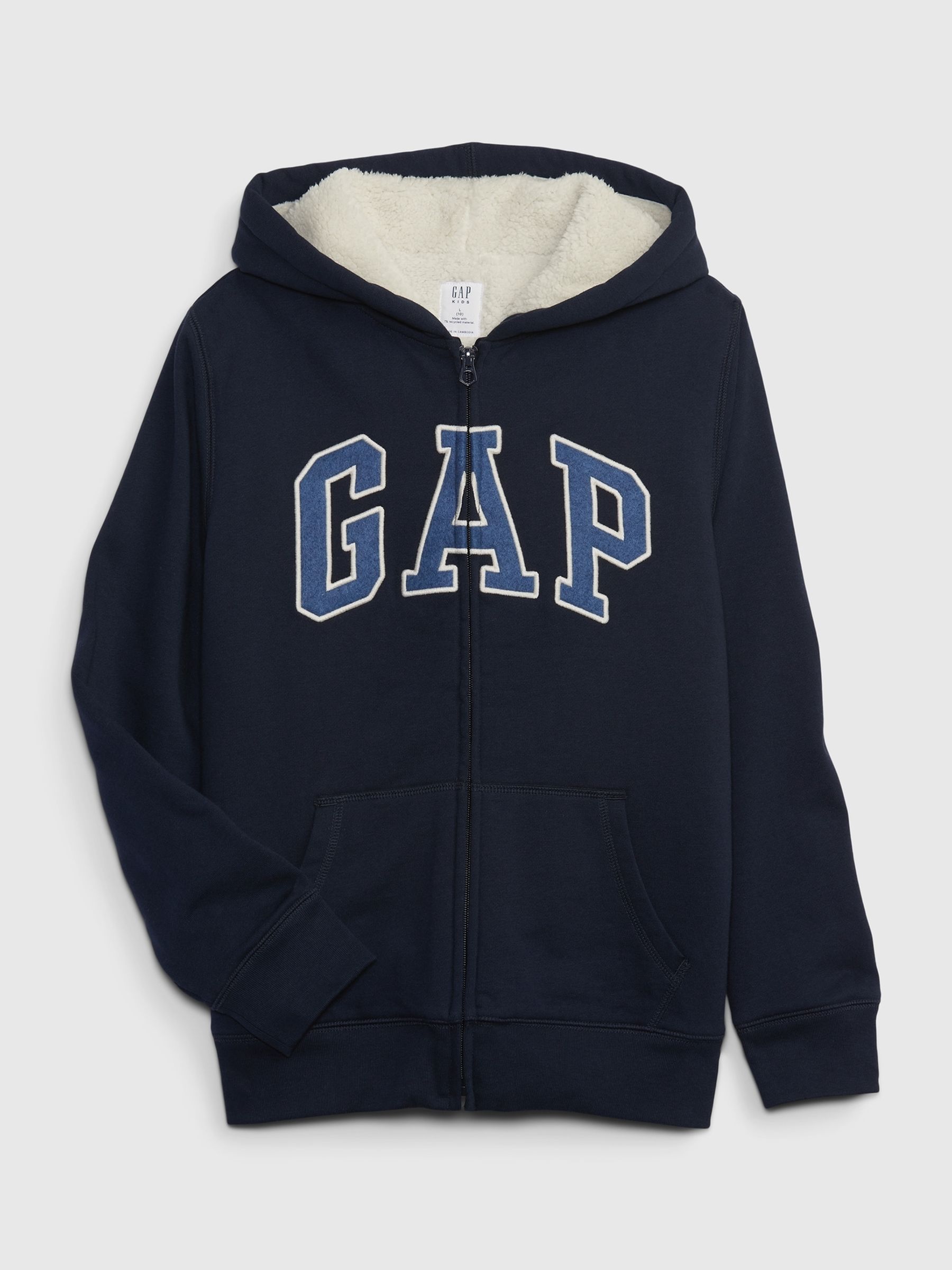 Gap fur lined hoodie hot sale