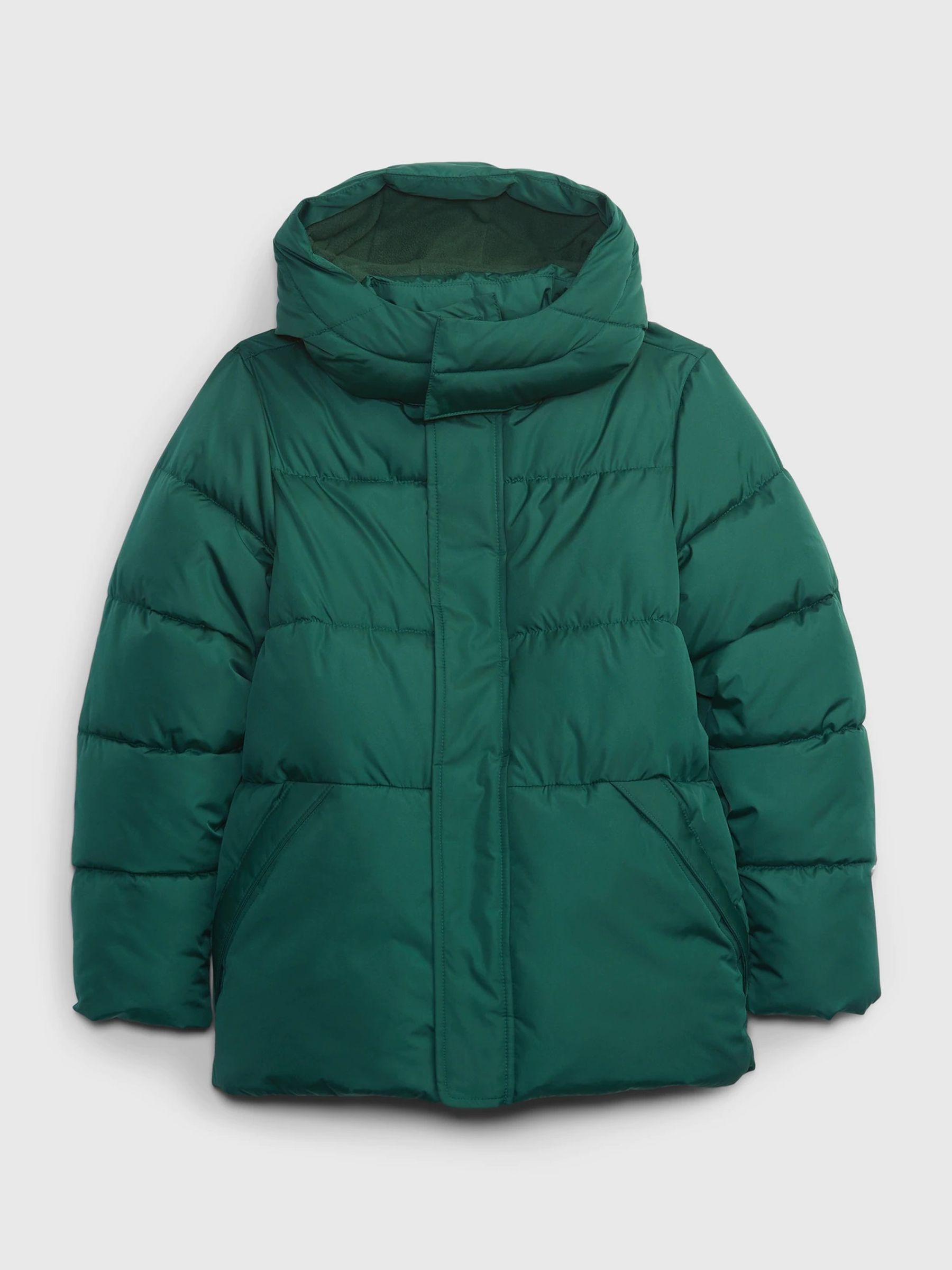 Buy Green Water Resistant Cold Control Quilted Puffer Coat from the Gap online shop