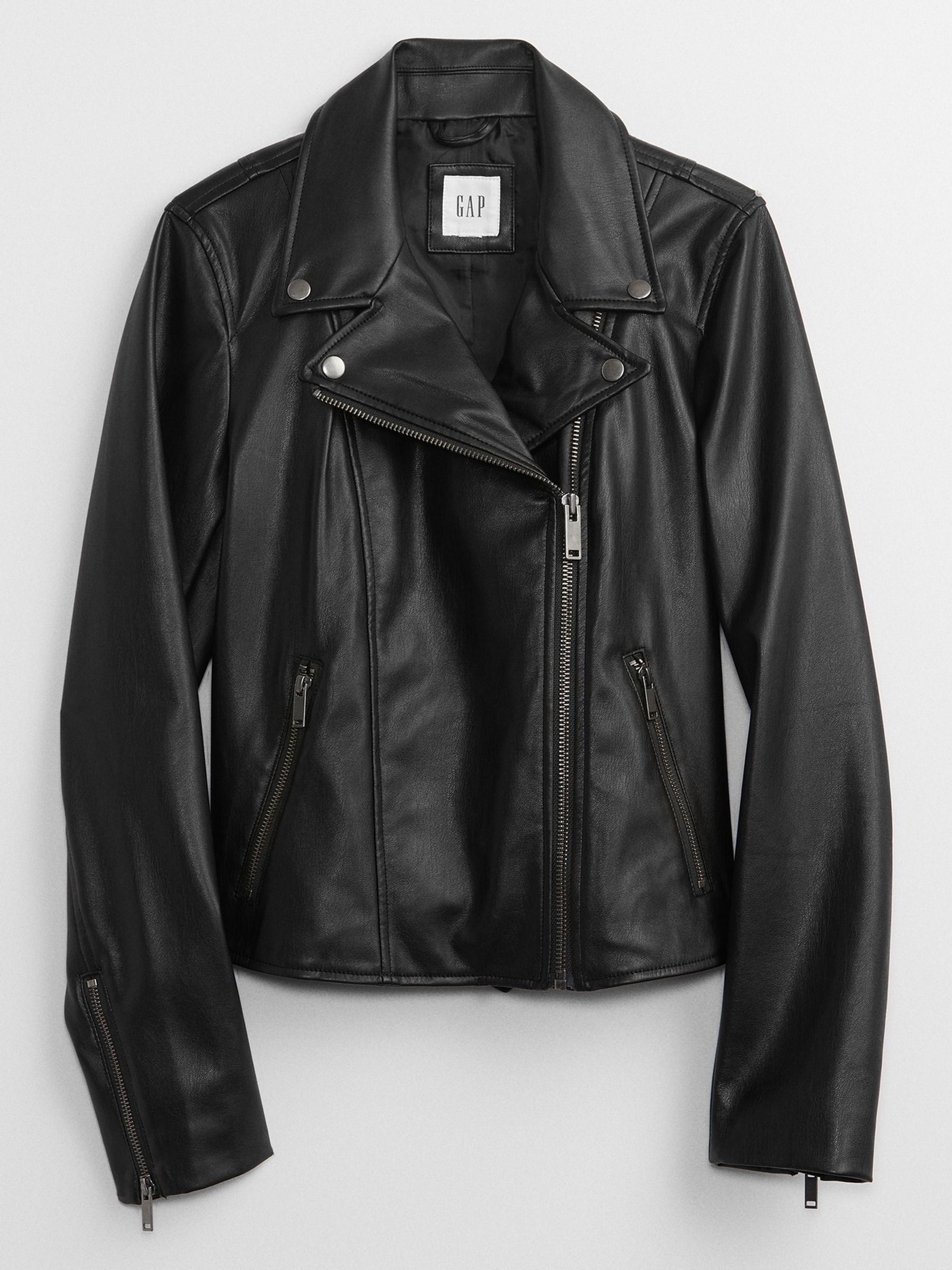 The gap leather jacket top