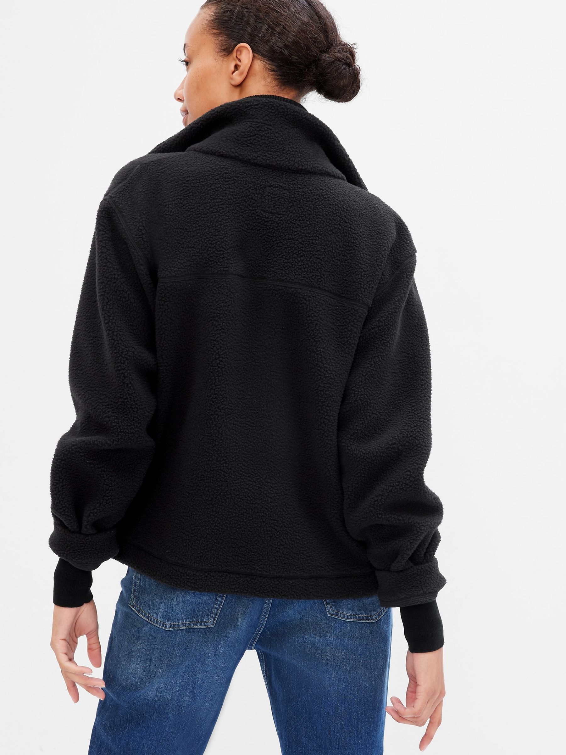 Sherpa lined jacket gap deals