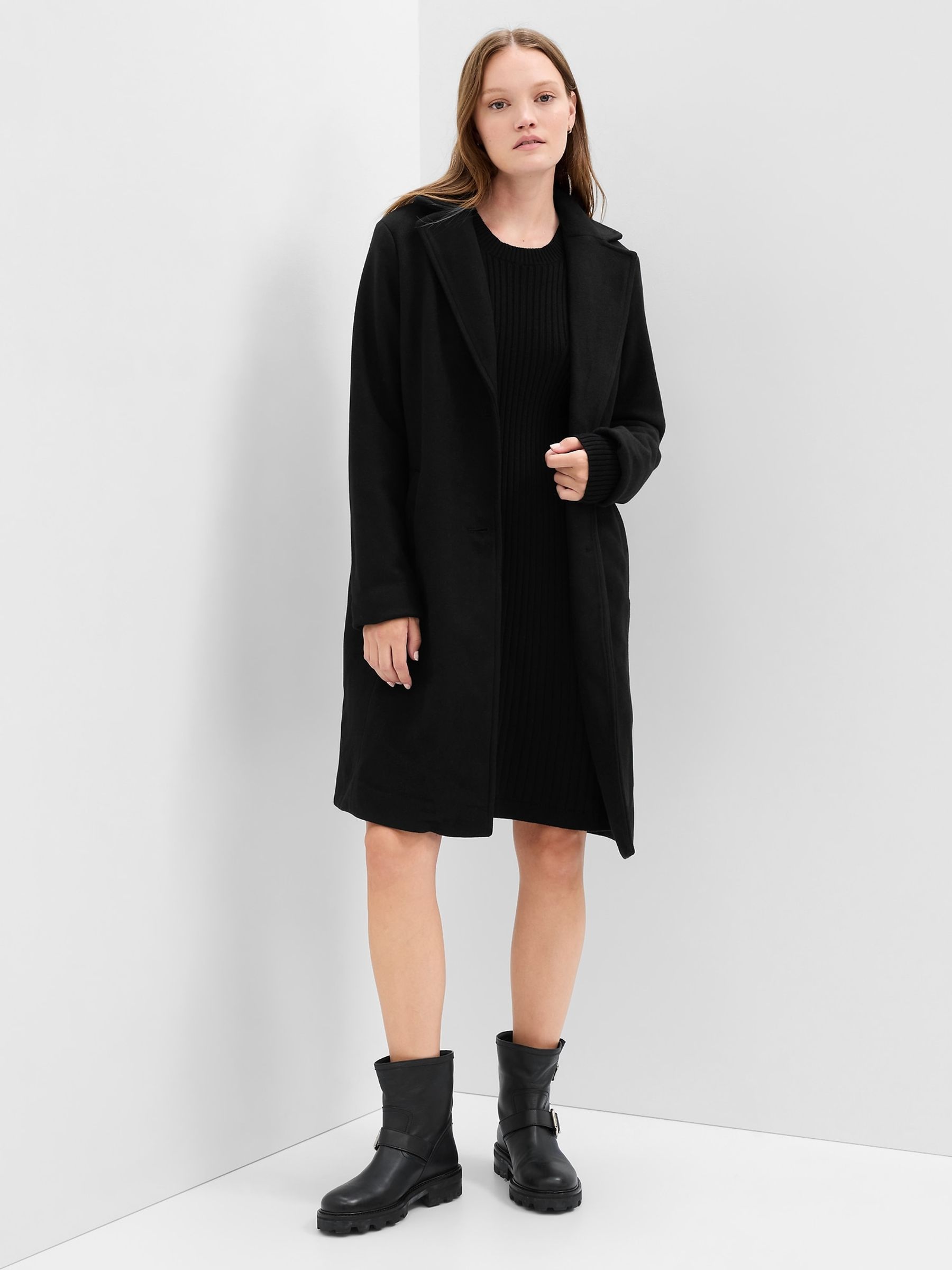 Gap black coat online