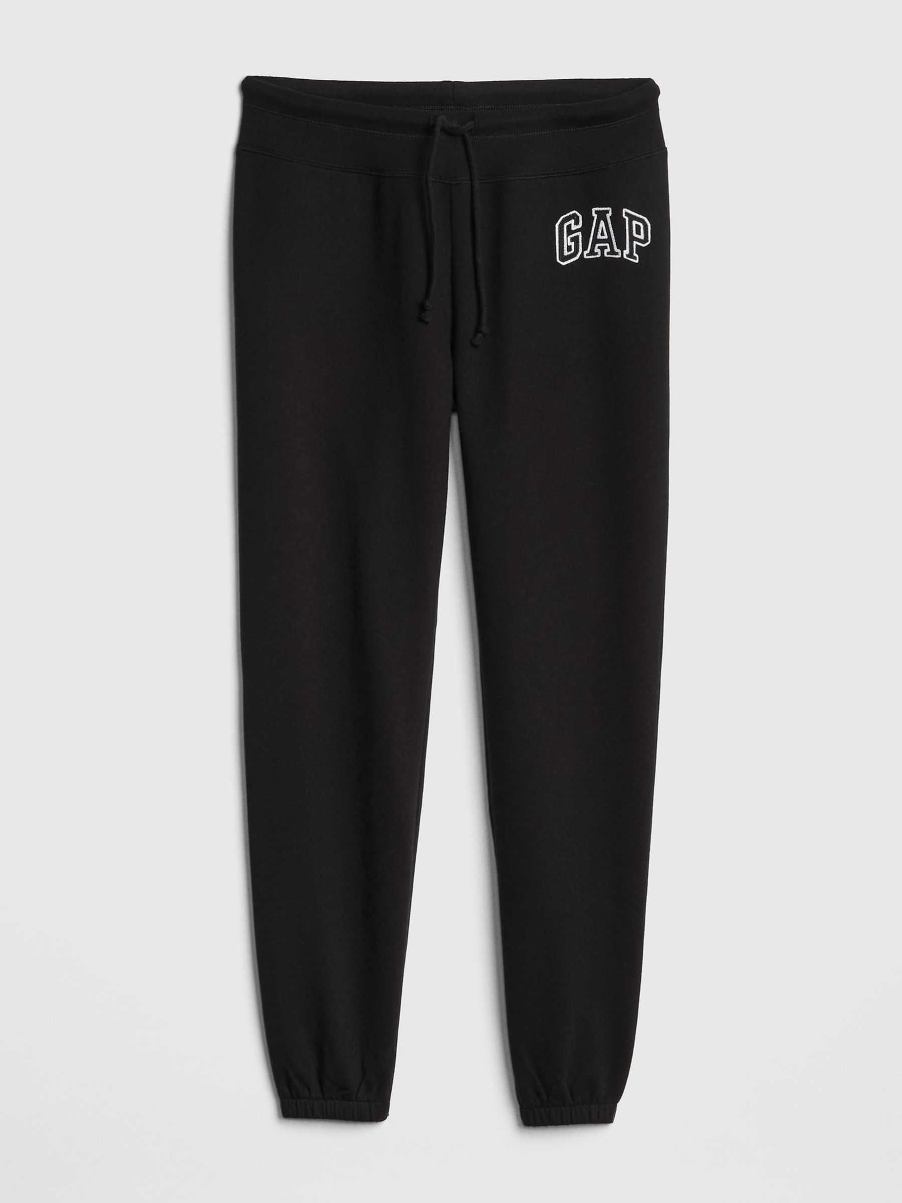 Buy Black Logo Slim Fleece Joggers from the Gap online shop