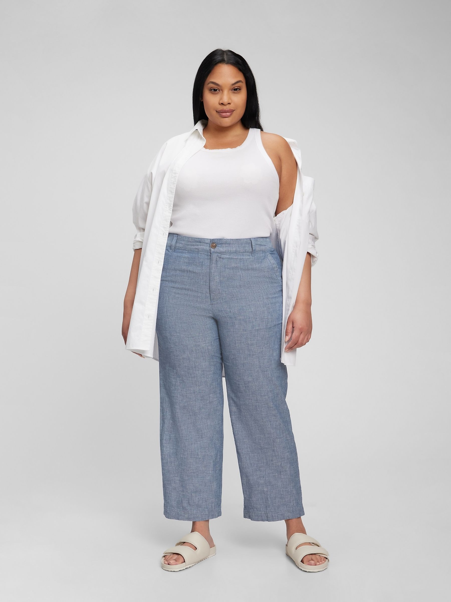 Buy High Rise Girlfriend Chinos from the Gap online shop