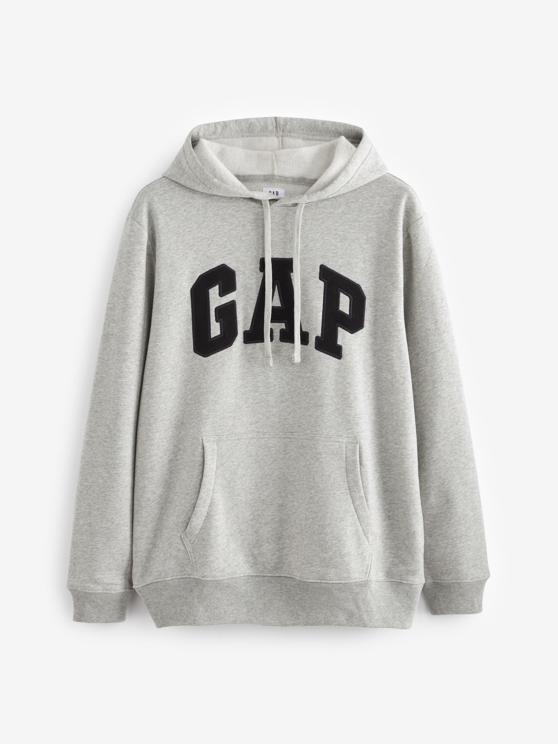 Grey Arch Logo Hoodie