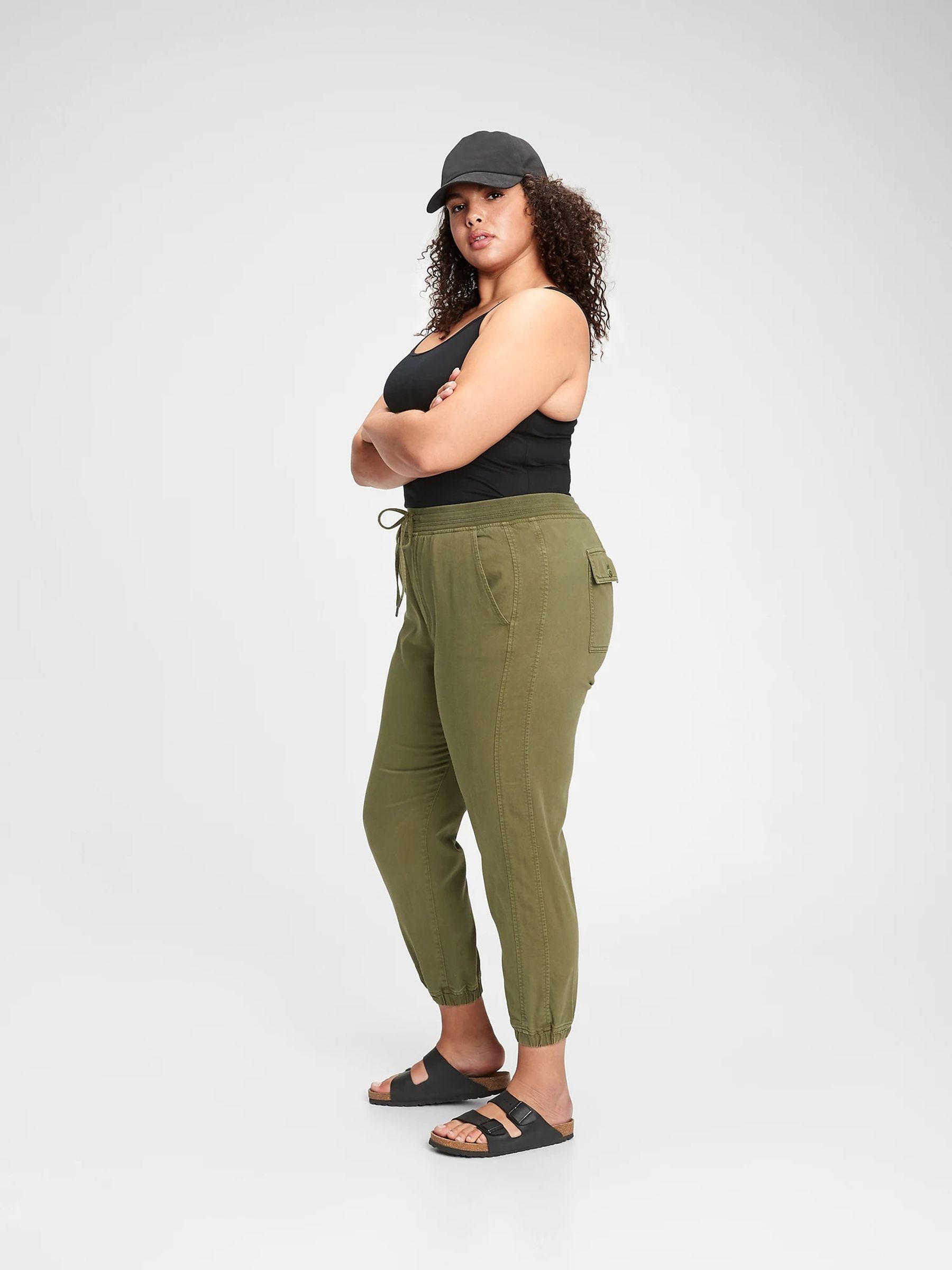 Ribbed joggers womens store