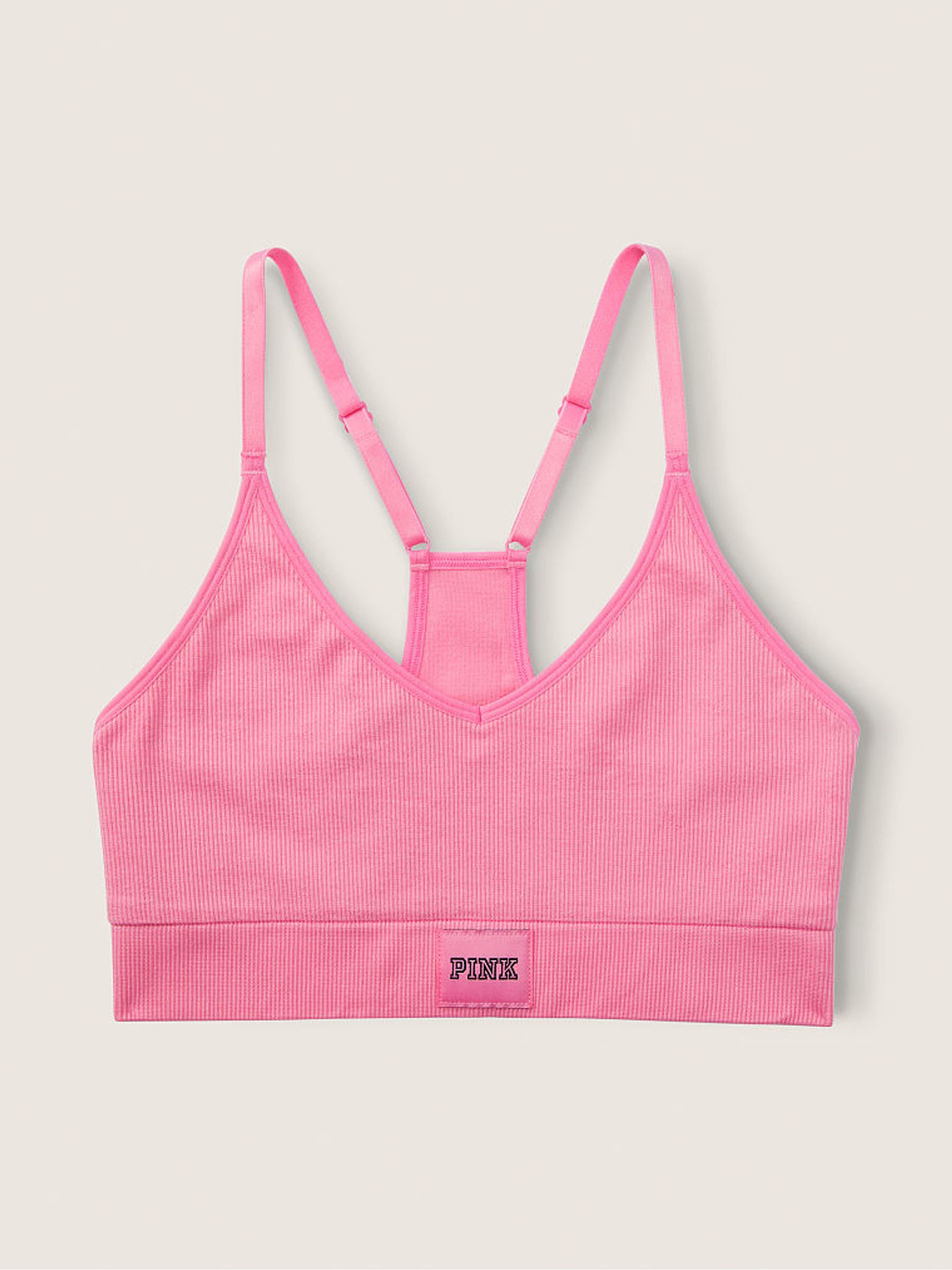 Victoria secret pink racerback bra discount