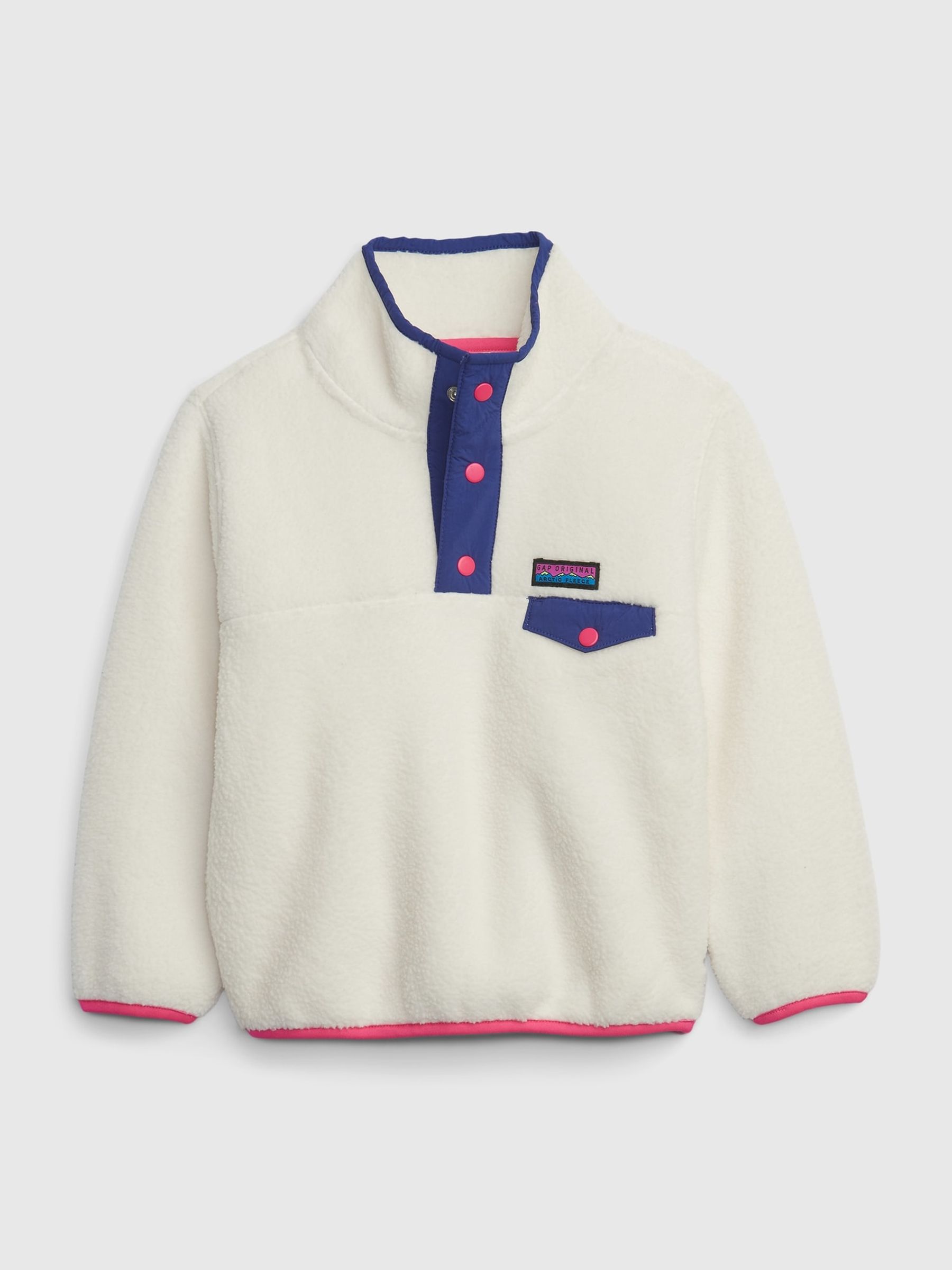 Arctic Fleece Mockneck Pullover Sweatshirt