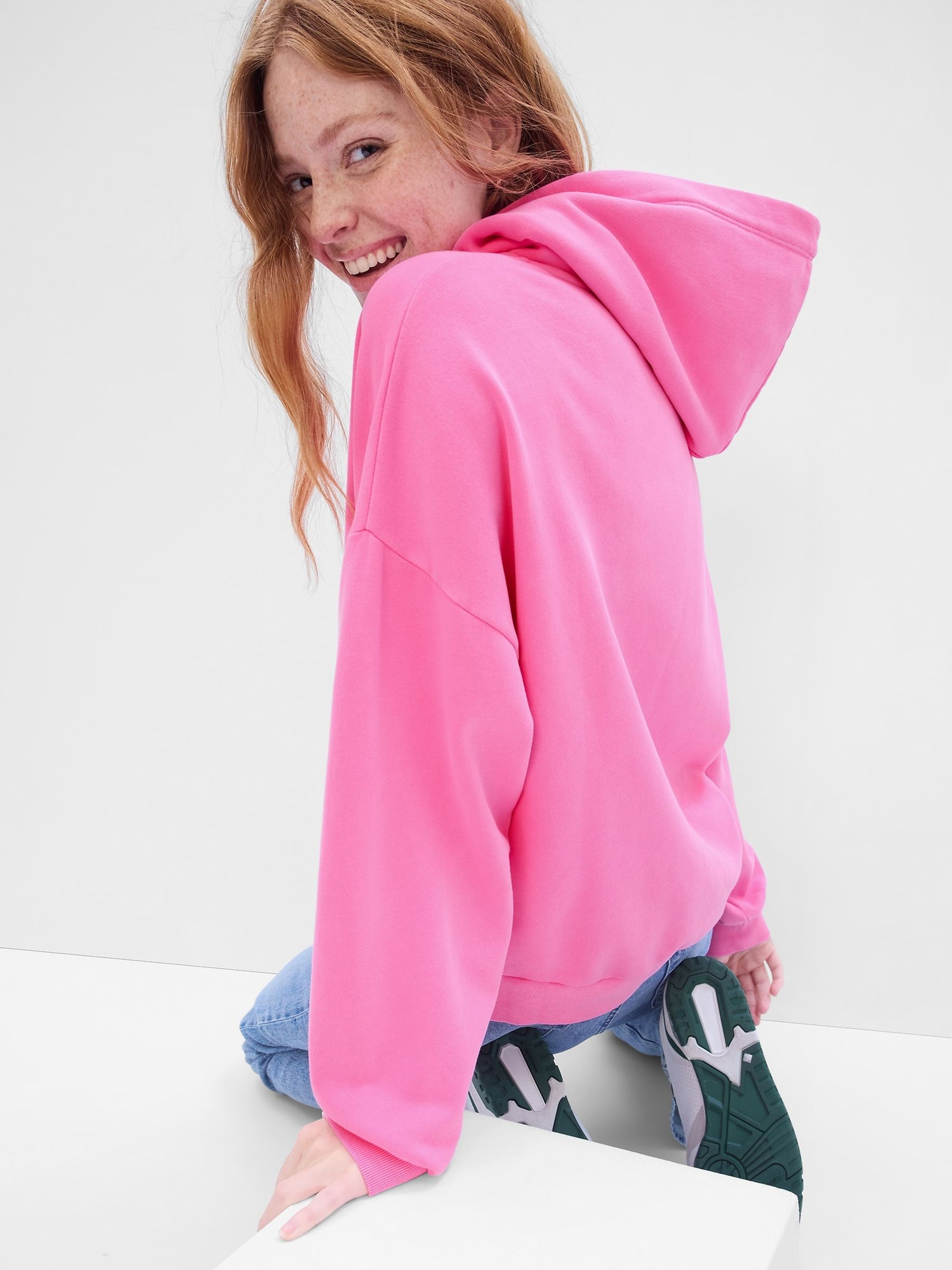 Logo Hi Low Hem Hoodie