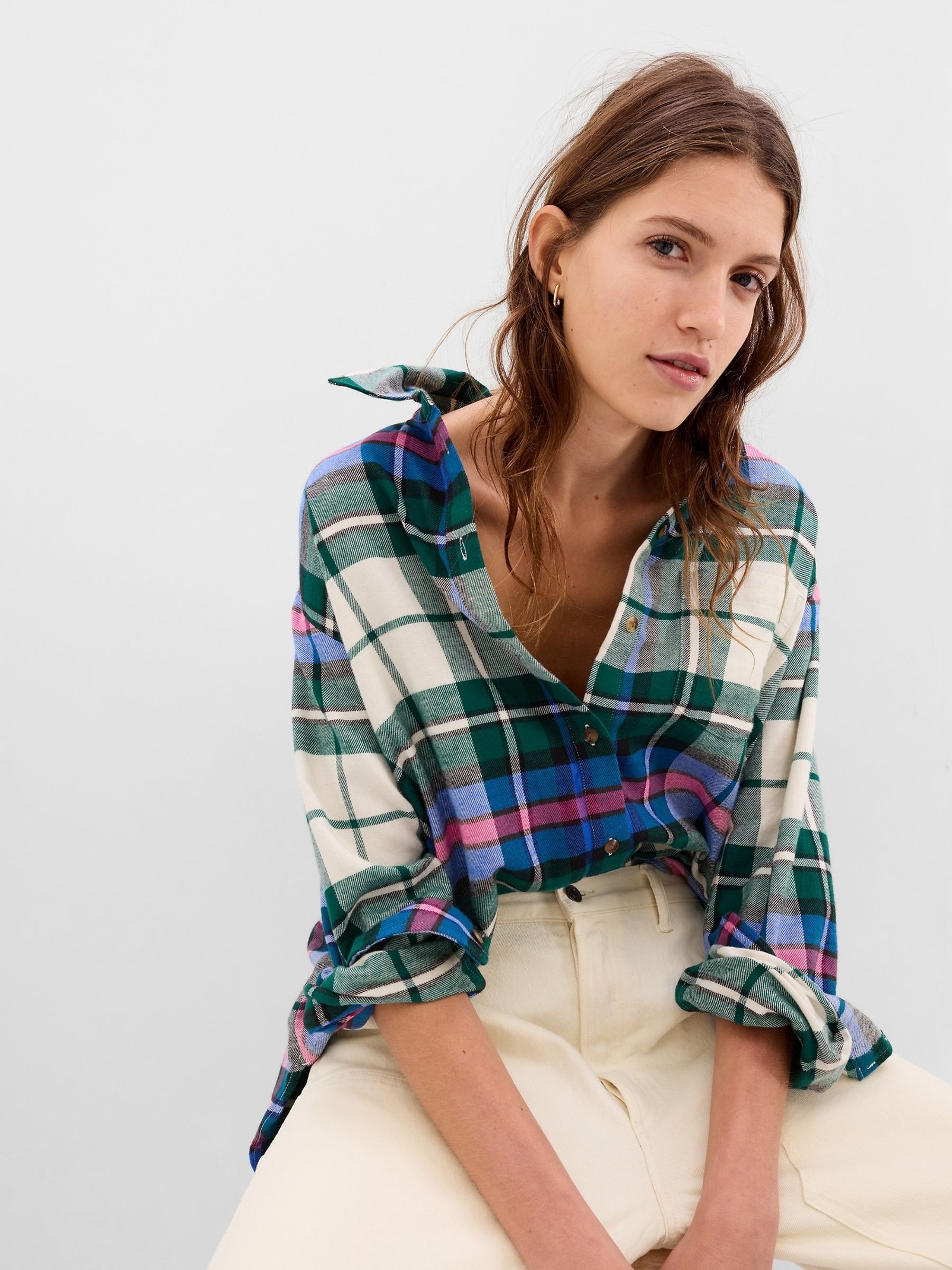 Plaid shirt women new arrivals