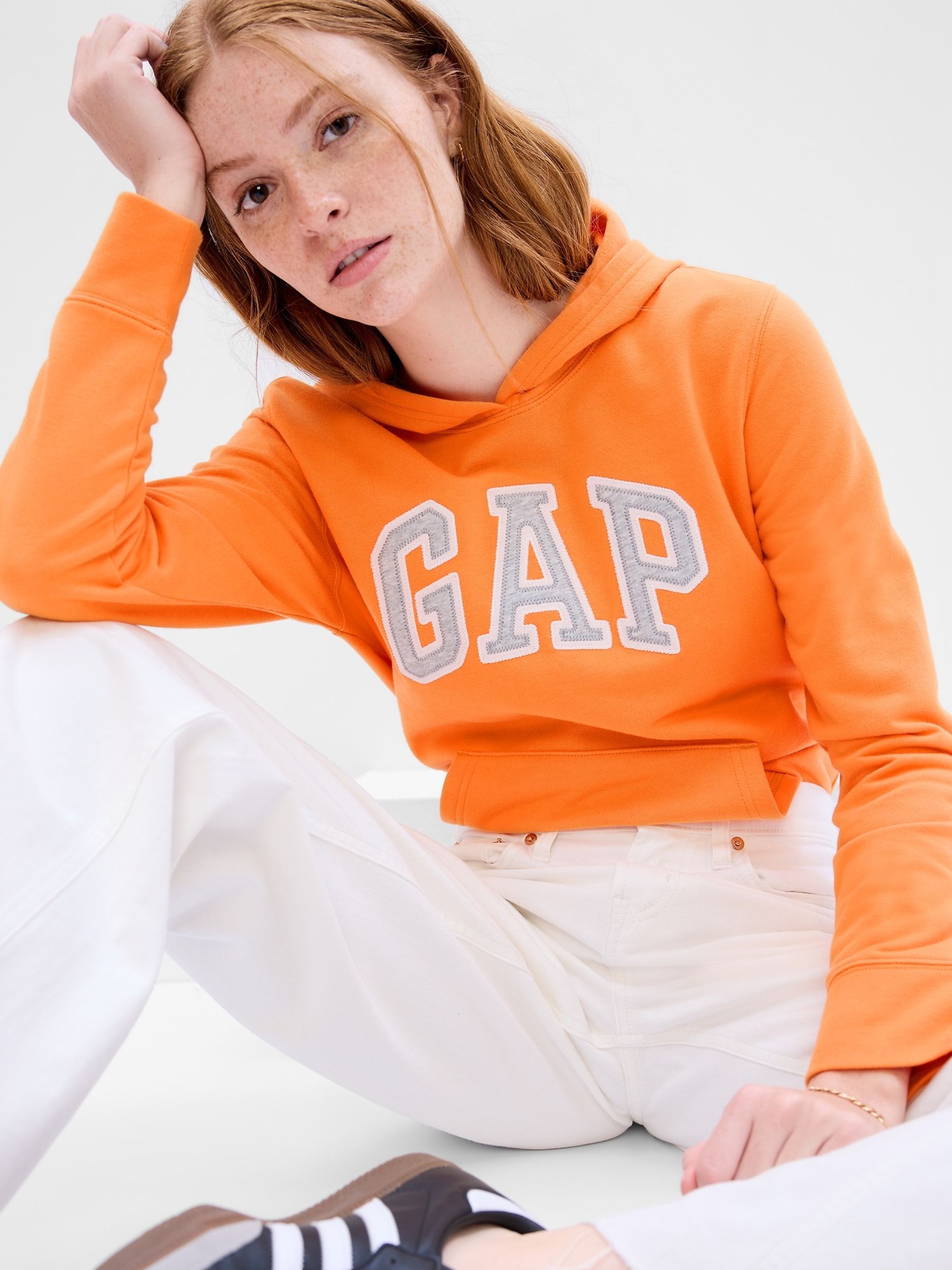 Orange Logo Hoodie