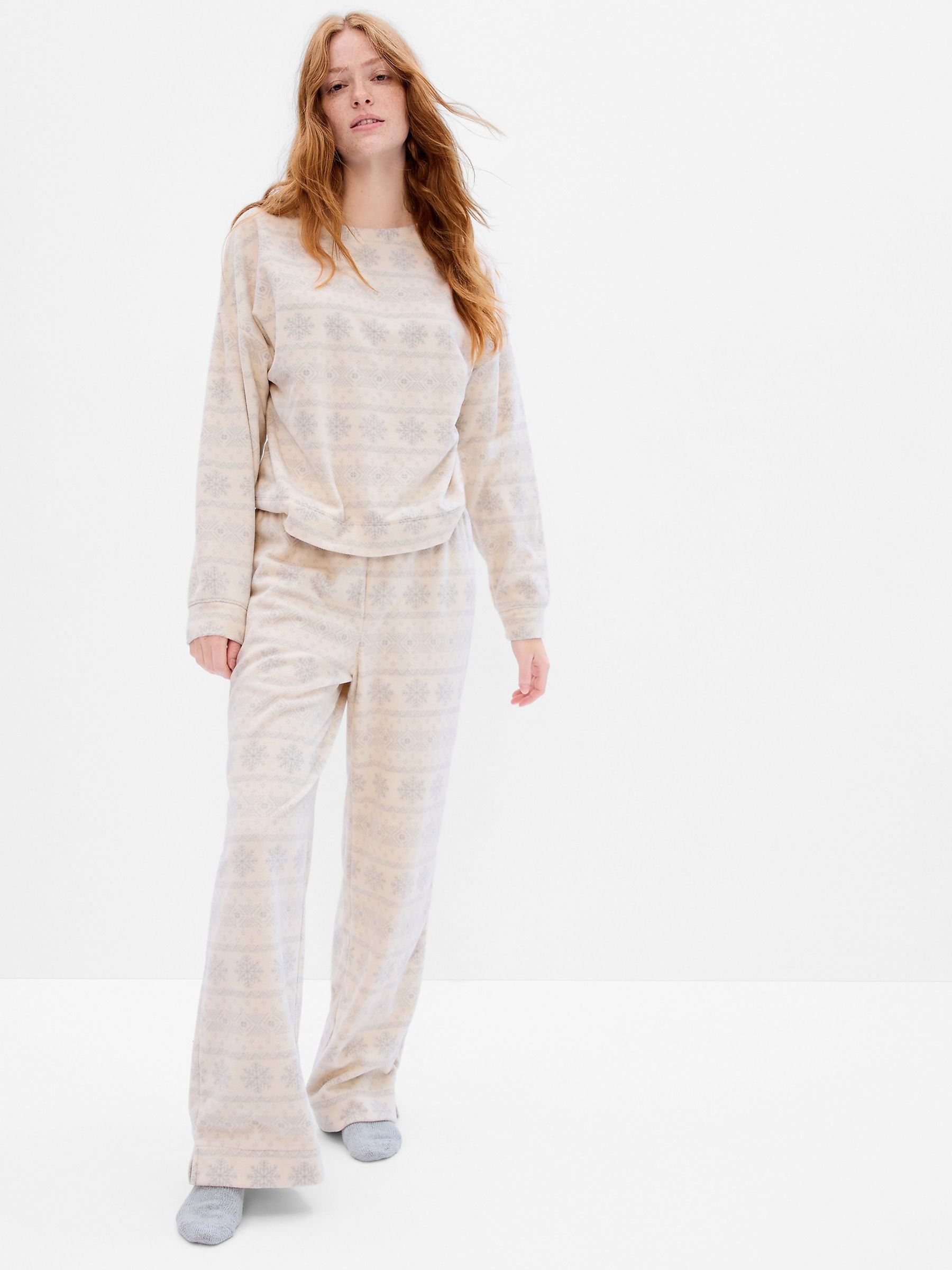 Gap fleece pajamas outlet