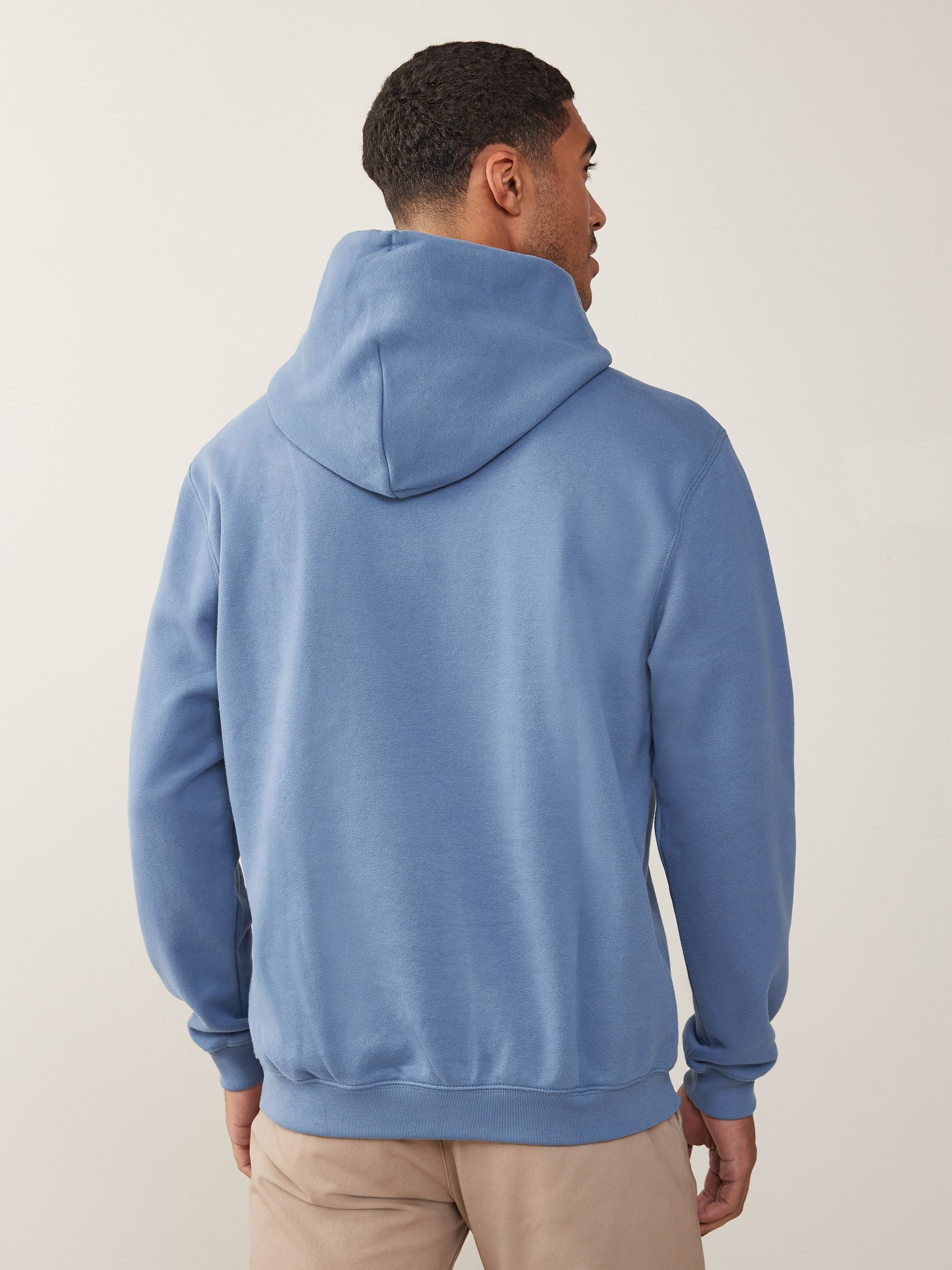 Buy Soft Blue Drawstring Hoodie from the Gap online shop
