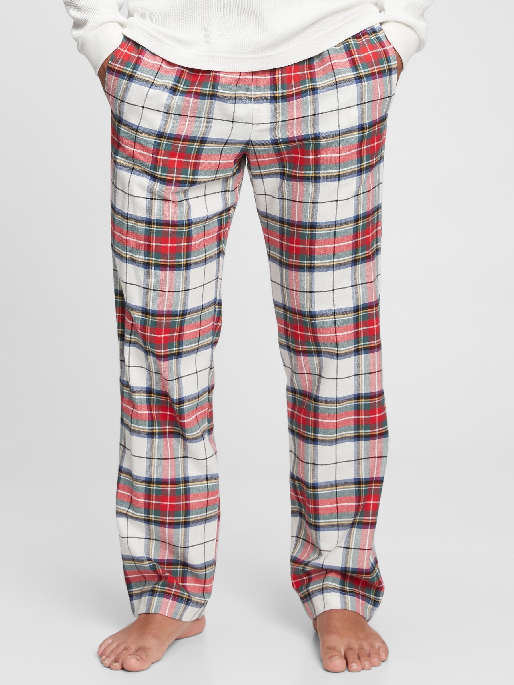 Buy Christmas Flannel Pyjama Bottoms from the Gap online shop