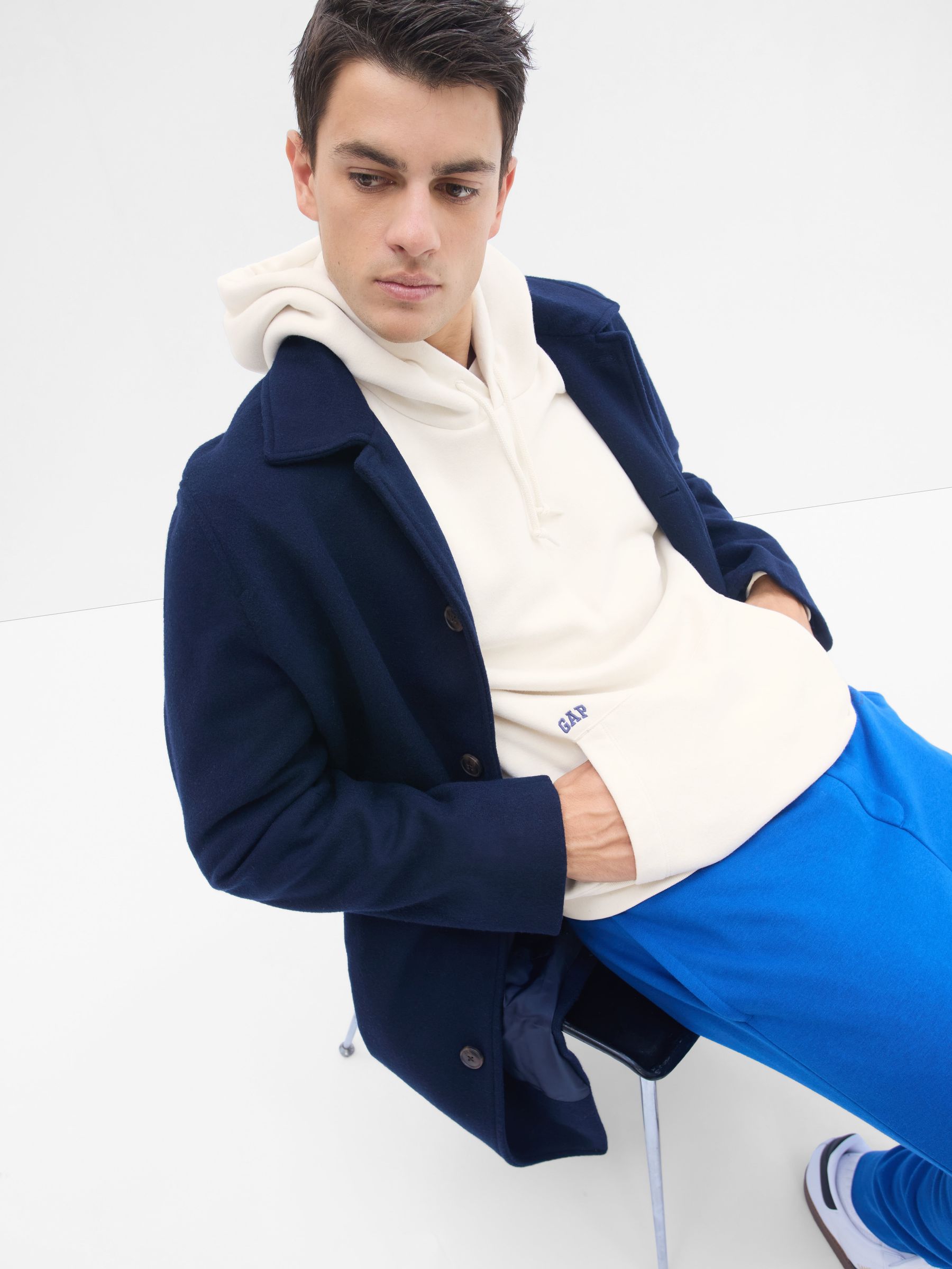 Gap logo easy hoodie hot sale