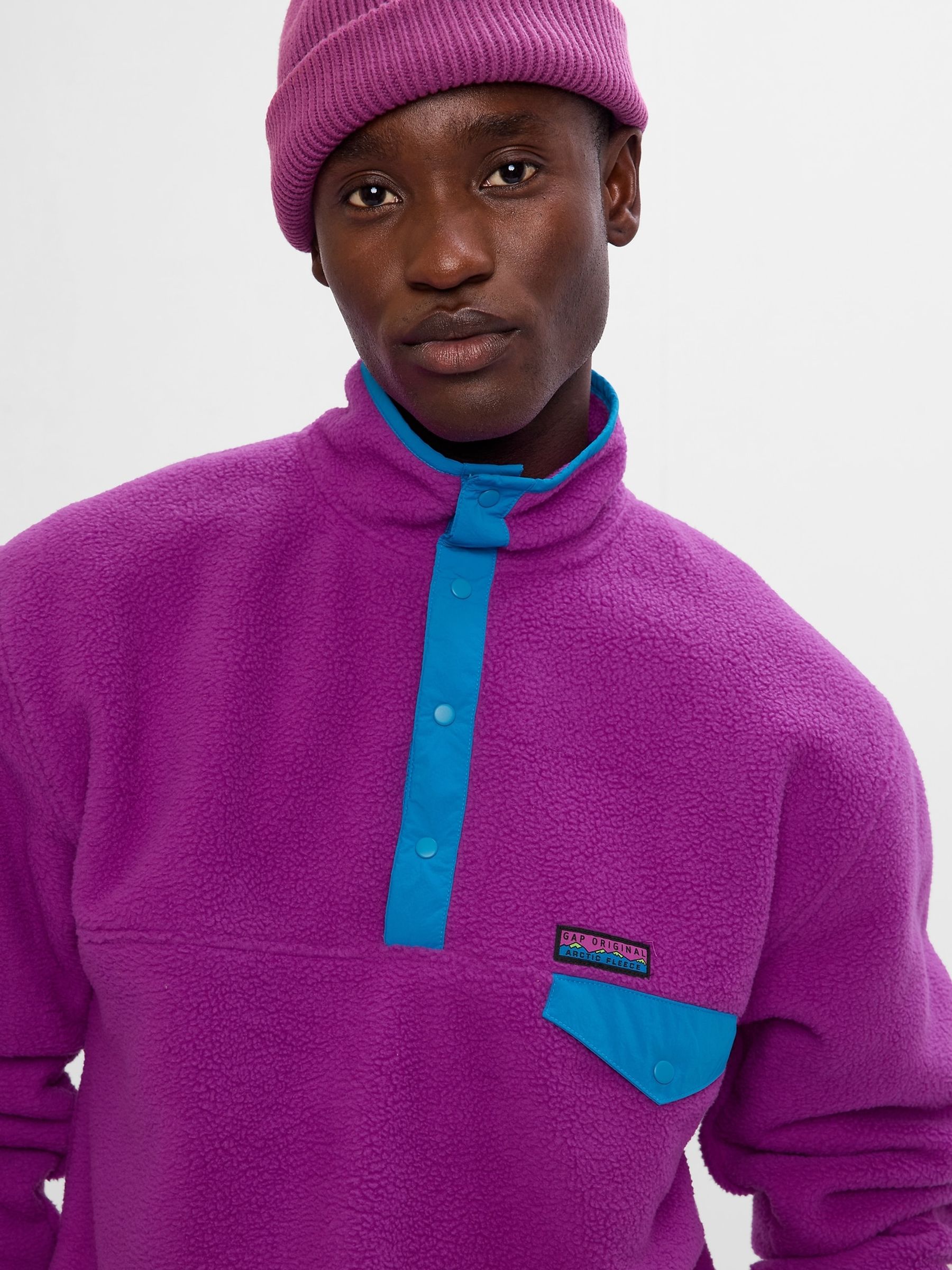 Gap fleece pullover hotsell