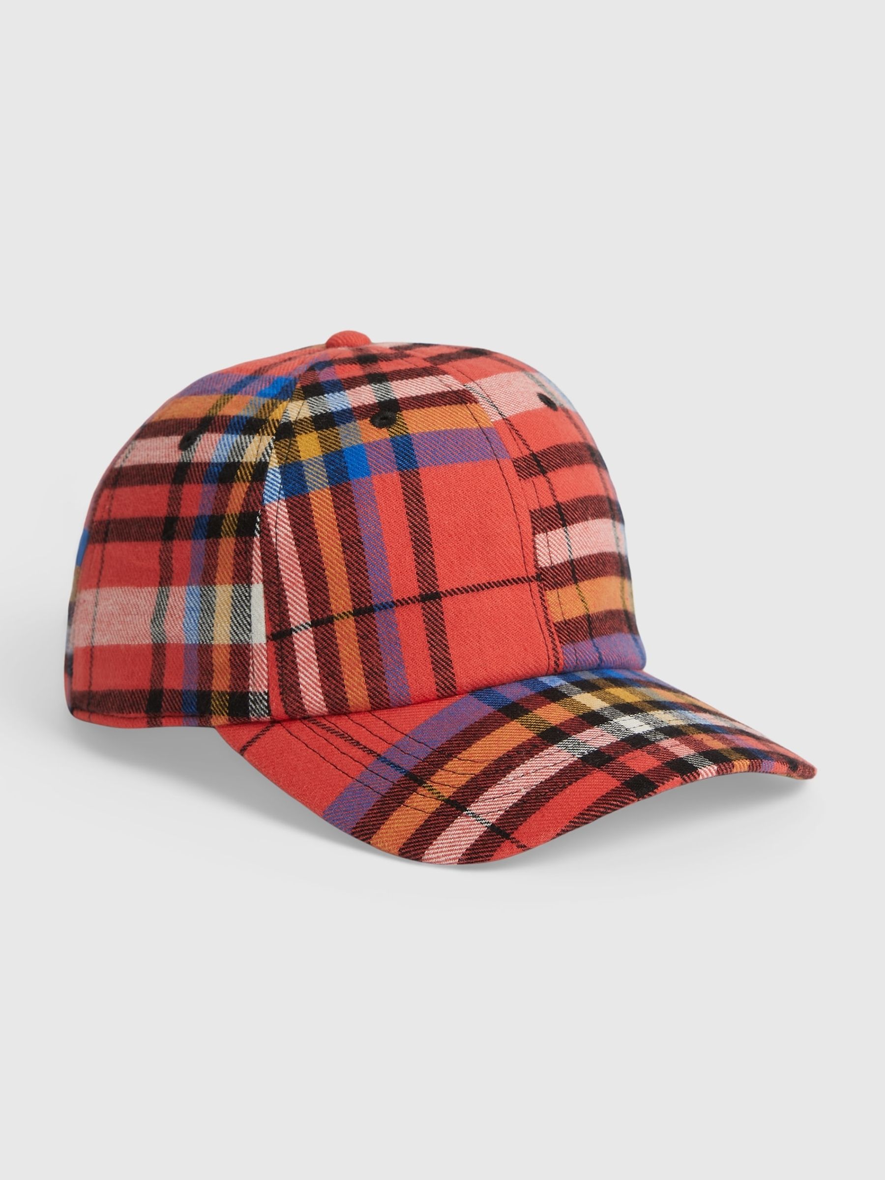 Plaid baseball hat hot sale