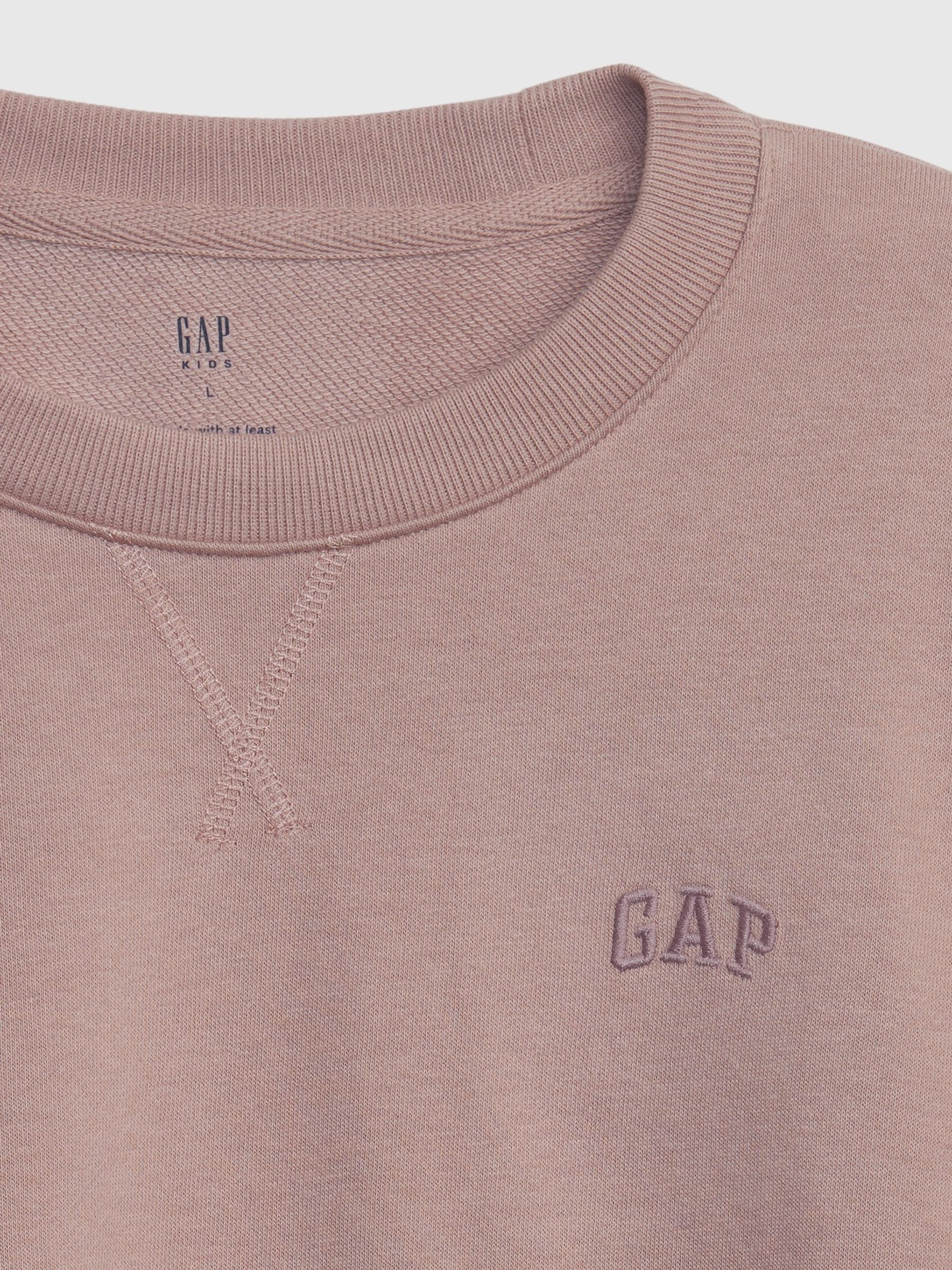 Pink oversized crew neck deals
