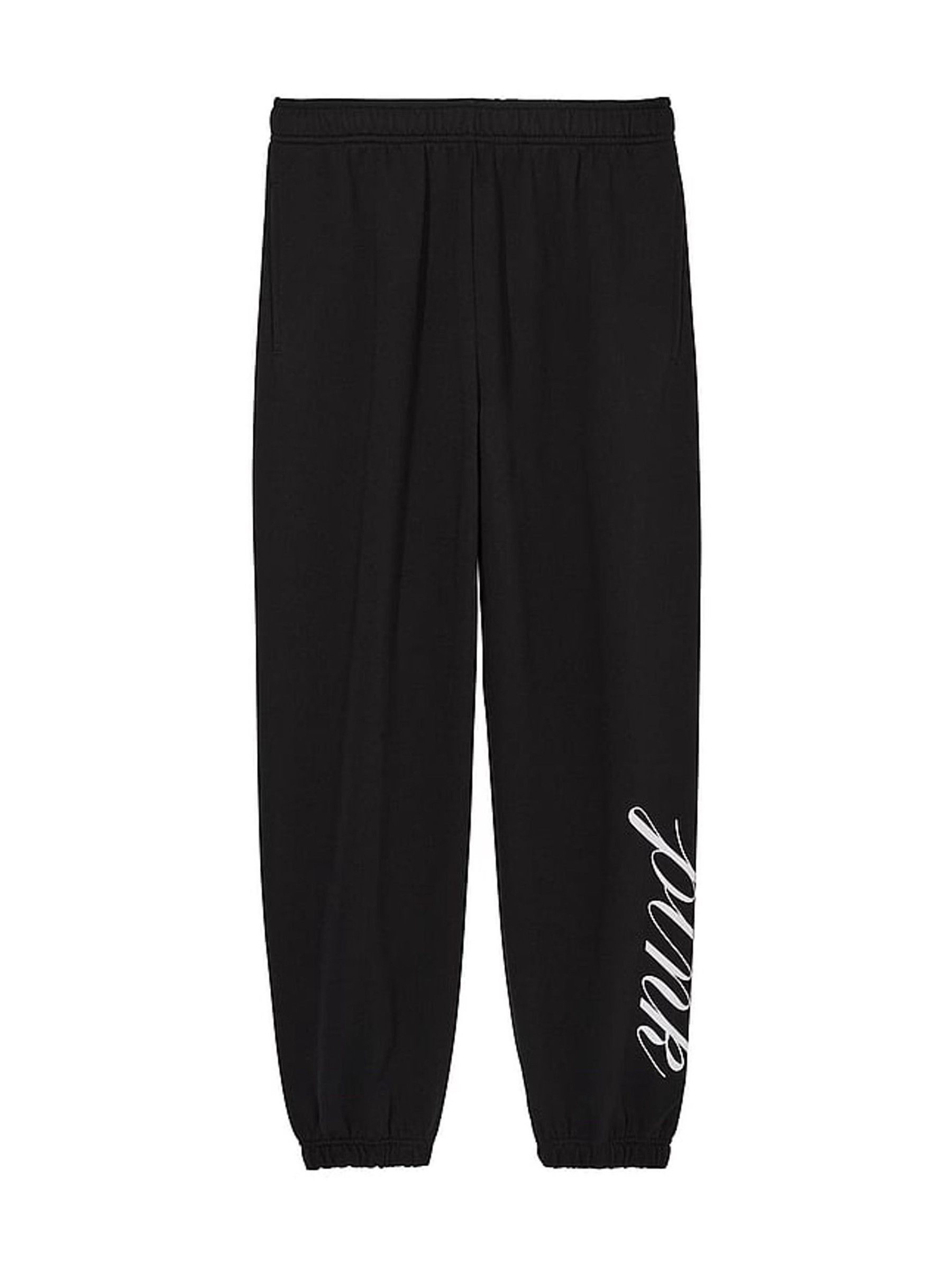 Buy Victoria s Secret Pure Black Fleece Joggers from the Victoria s Secret UK online shop