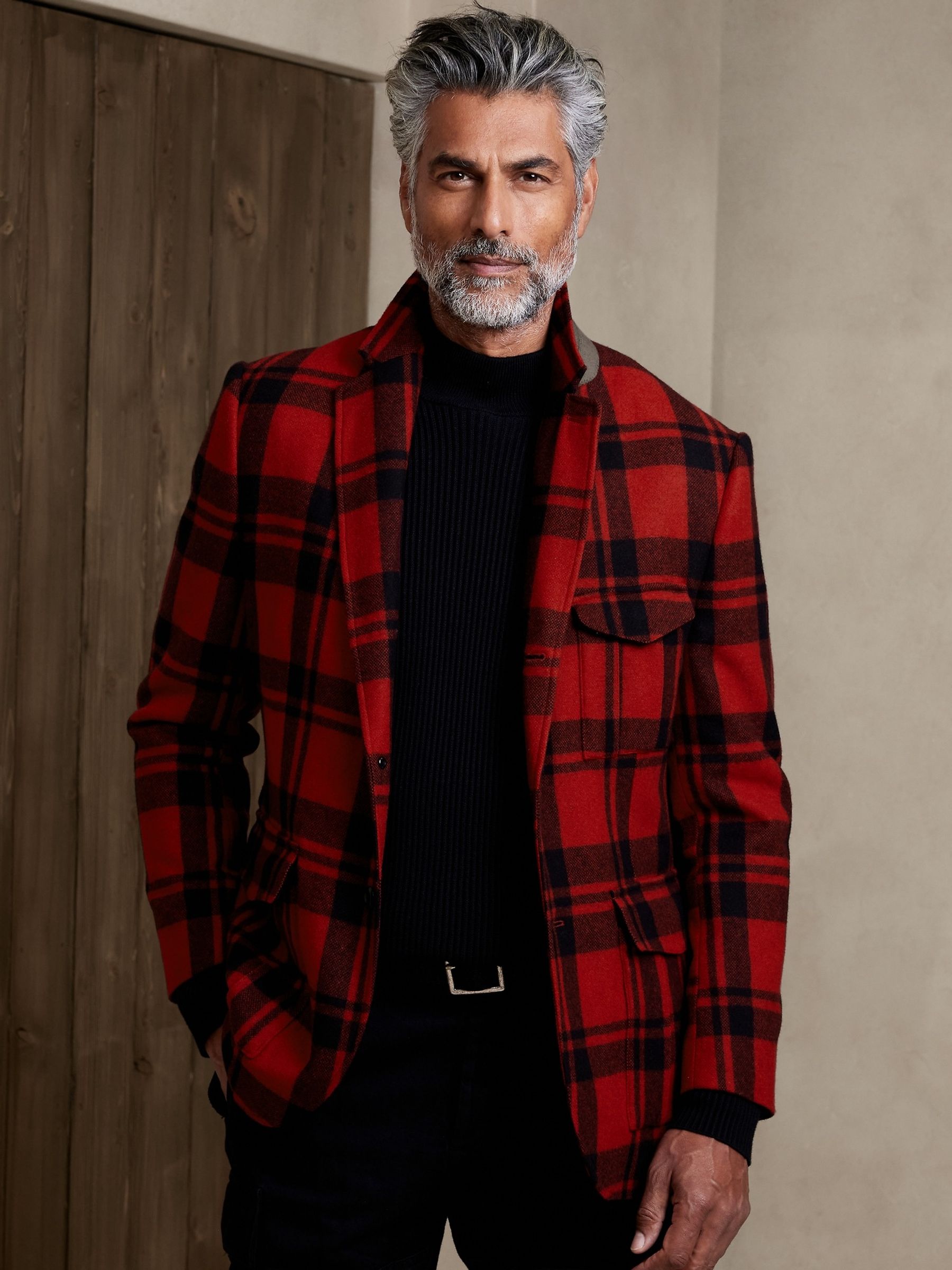 Plaid dress jacket discount