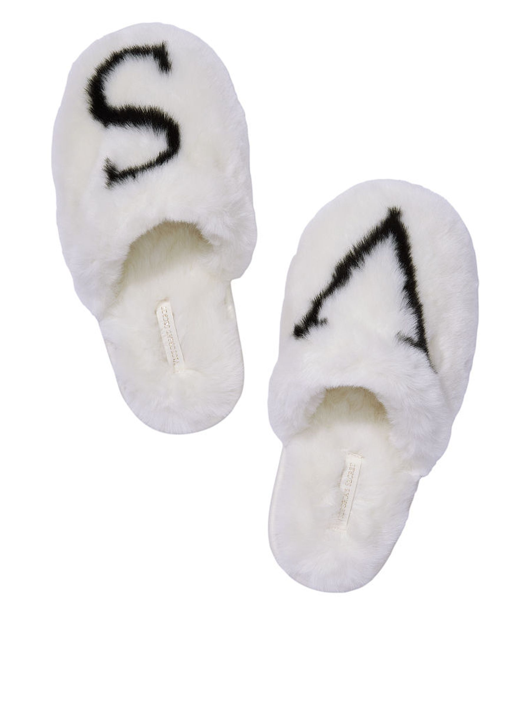 Buy Victoria s Secret Vanilla Dream White Cosy Logo Slippers from the Victoria s Secret UK online shop