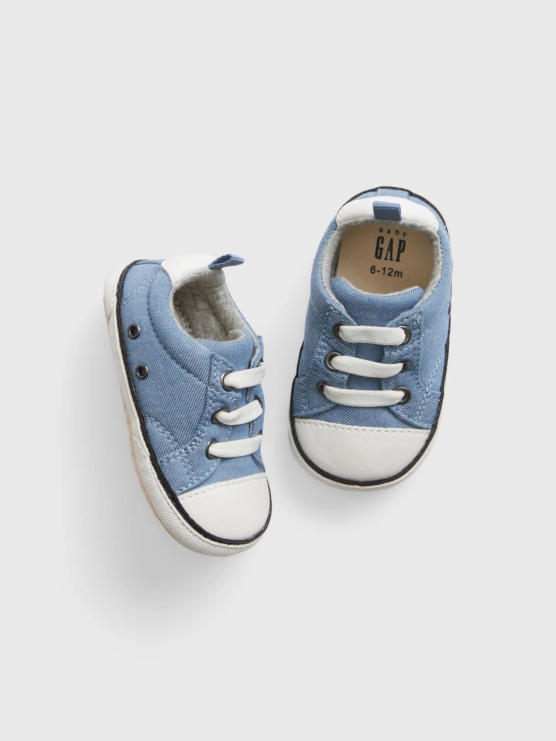Blue Slip On Baby Shoes