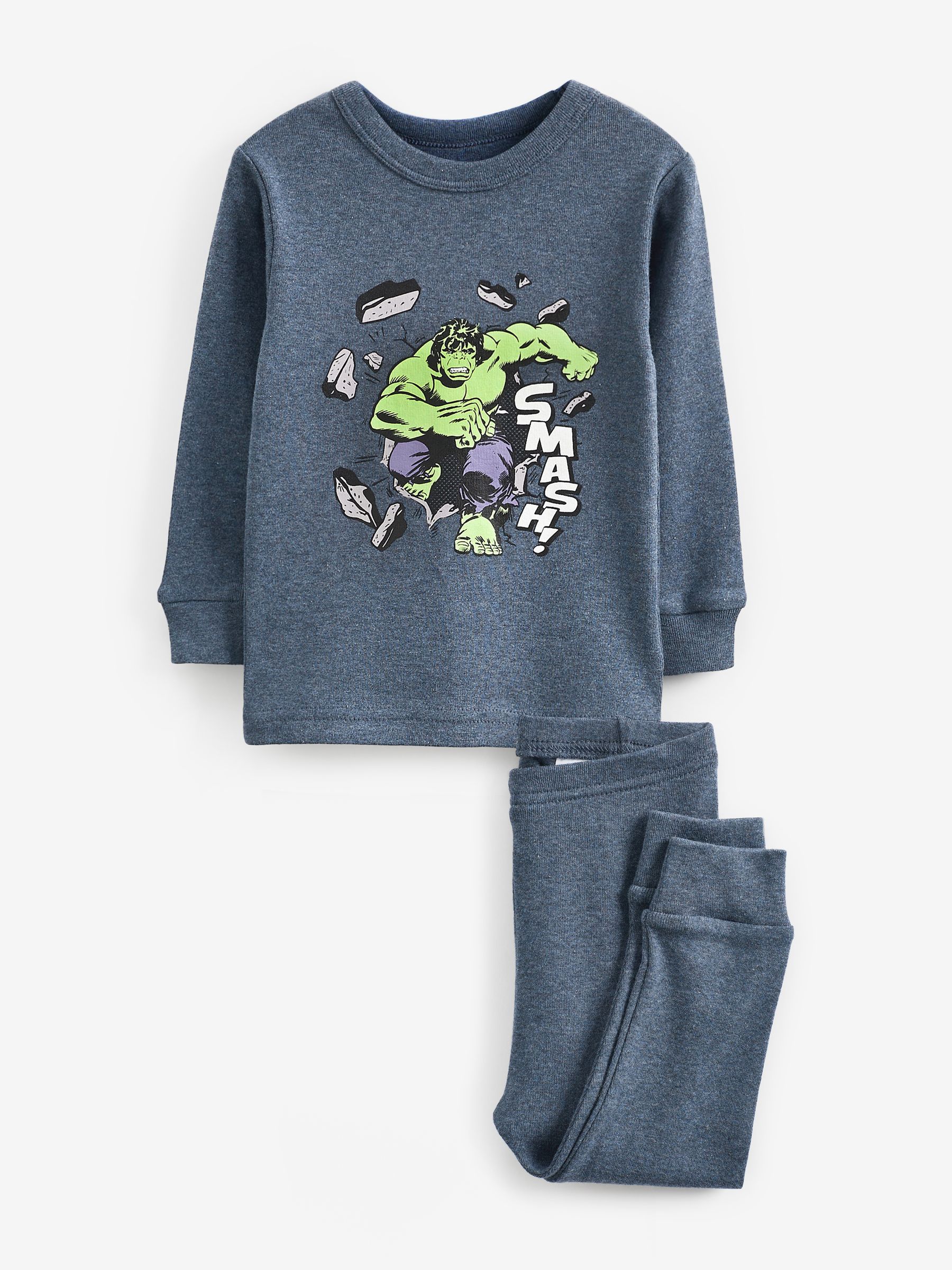 Buy Grey Marvel The Incredible Hulk Long Sleeve Pyjamas from the Gap online shop