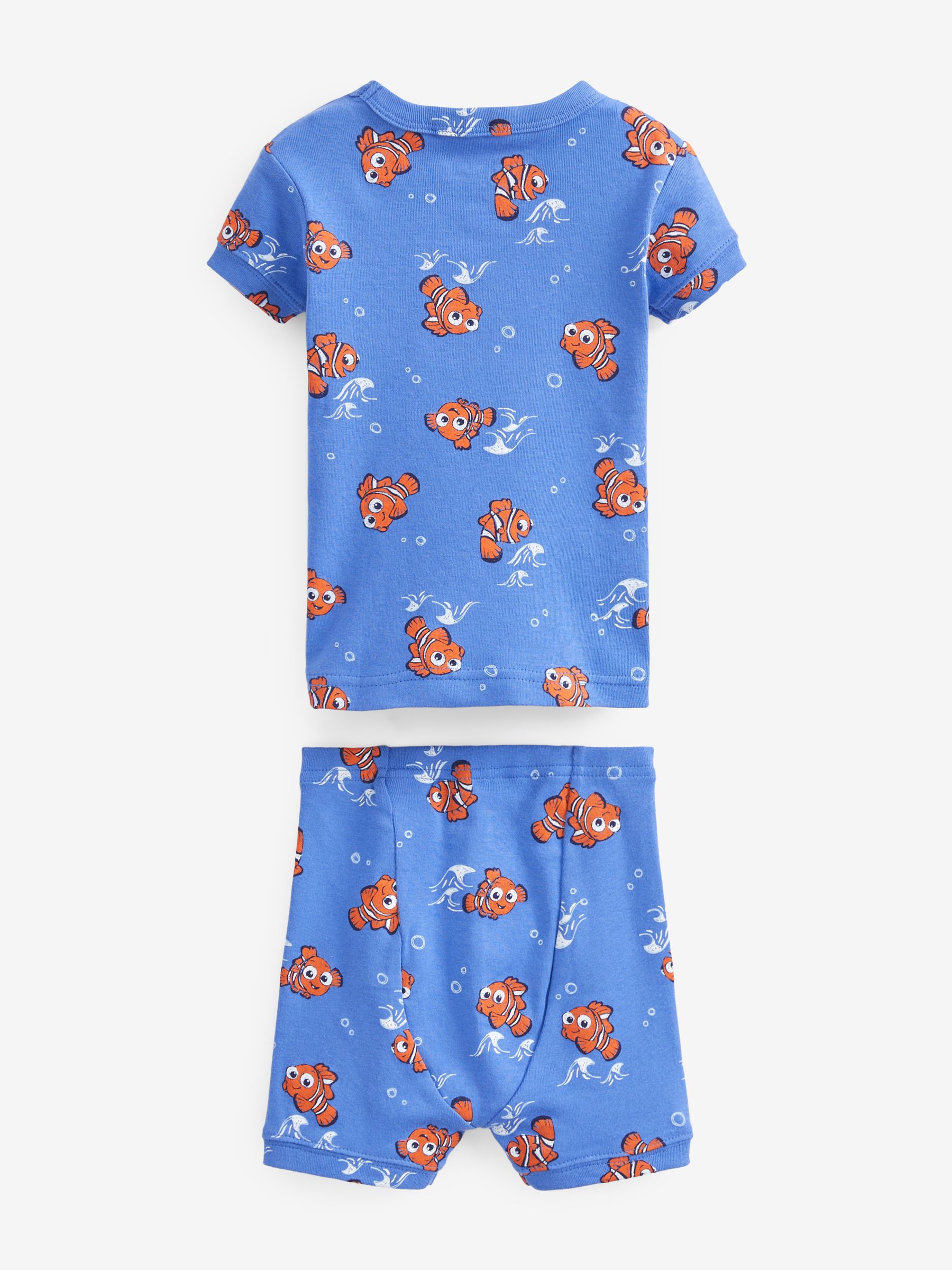 Blue Disney Finding Nemo Short Sleeve Shorts Pyjama Set