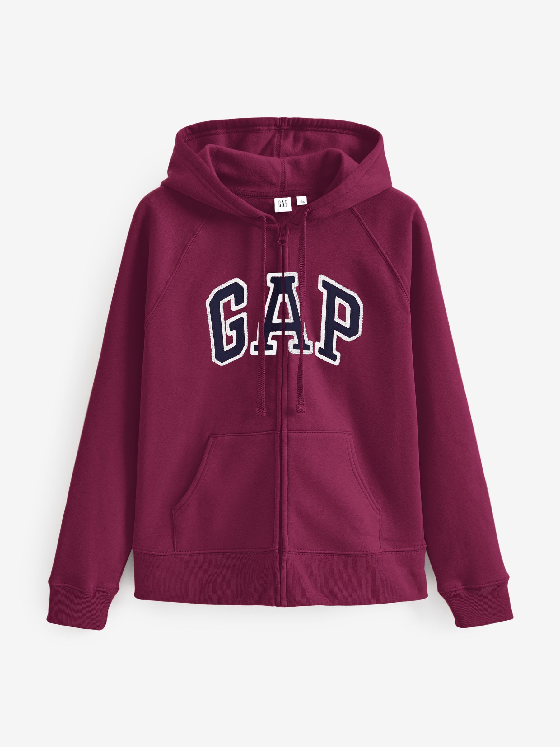 Red gap hoodie top
