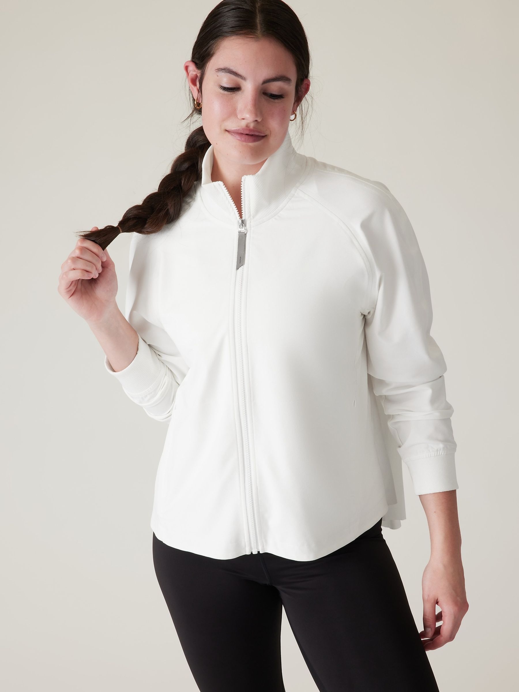 Buy Athleta White Advantage Zip Up Jacket from the Gap online shop