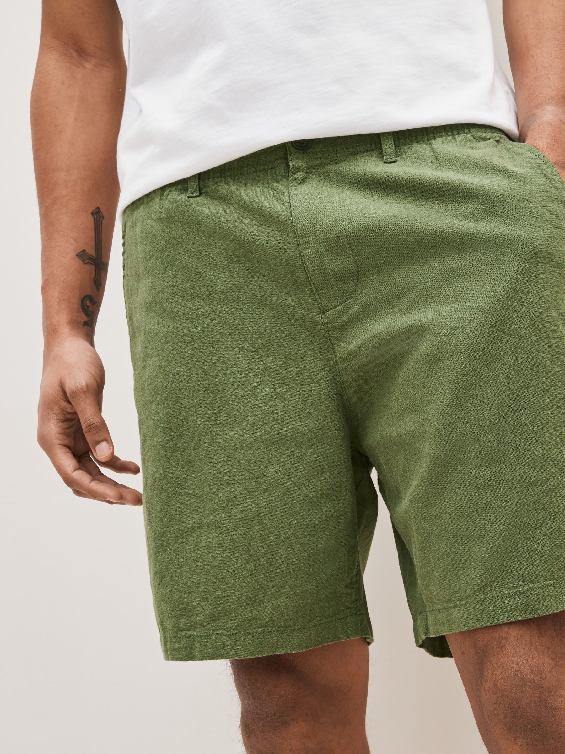 Khaki green shorts mens shop
