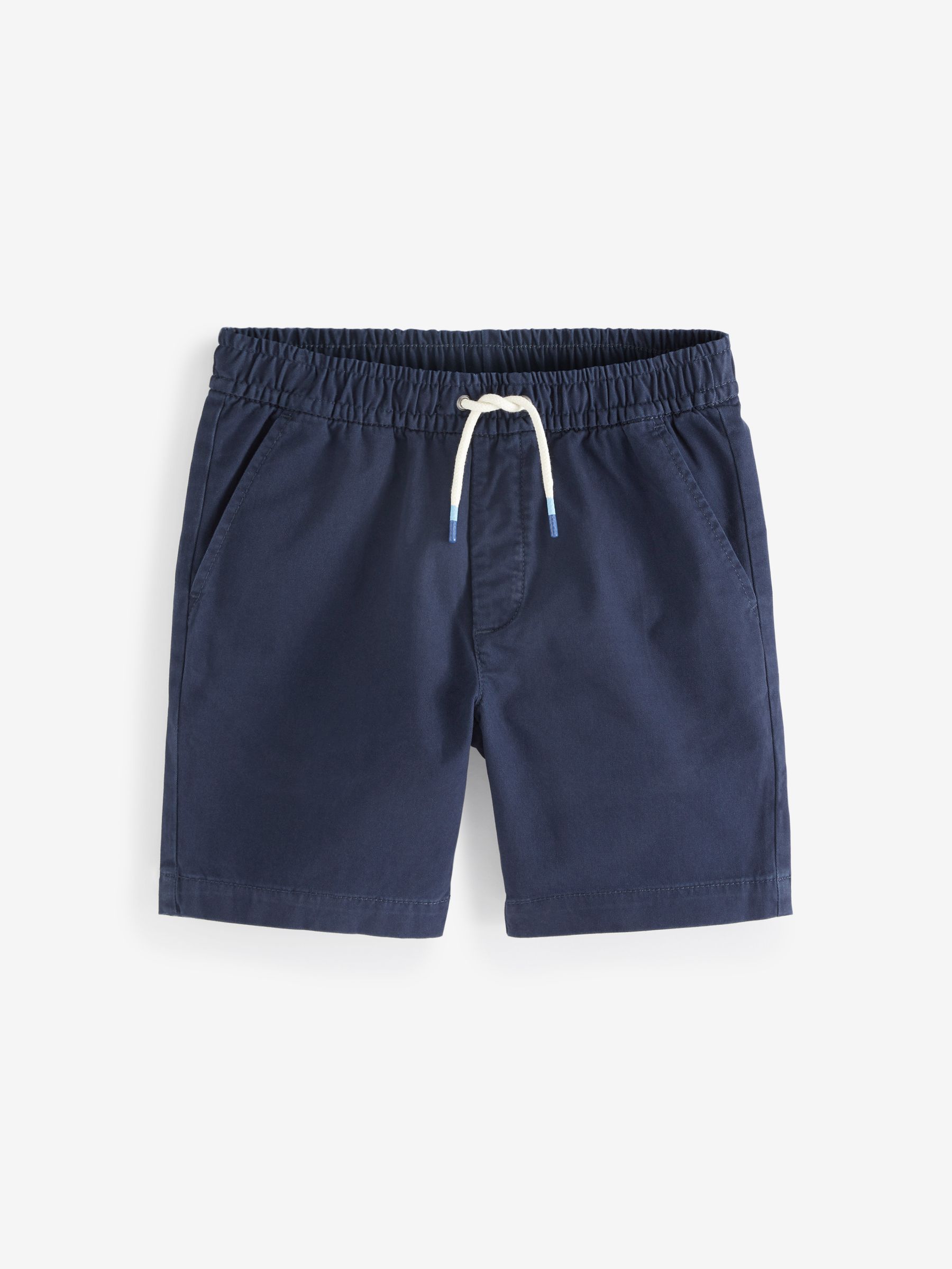 Navy Blue Pull On Jogger Shorts