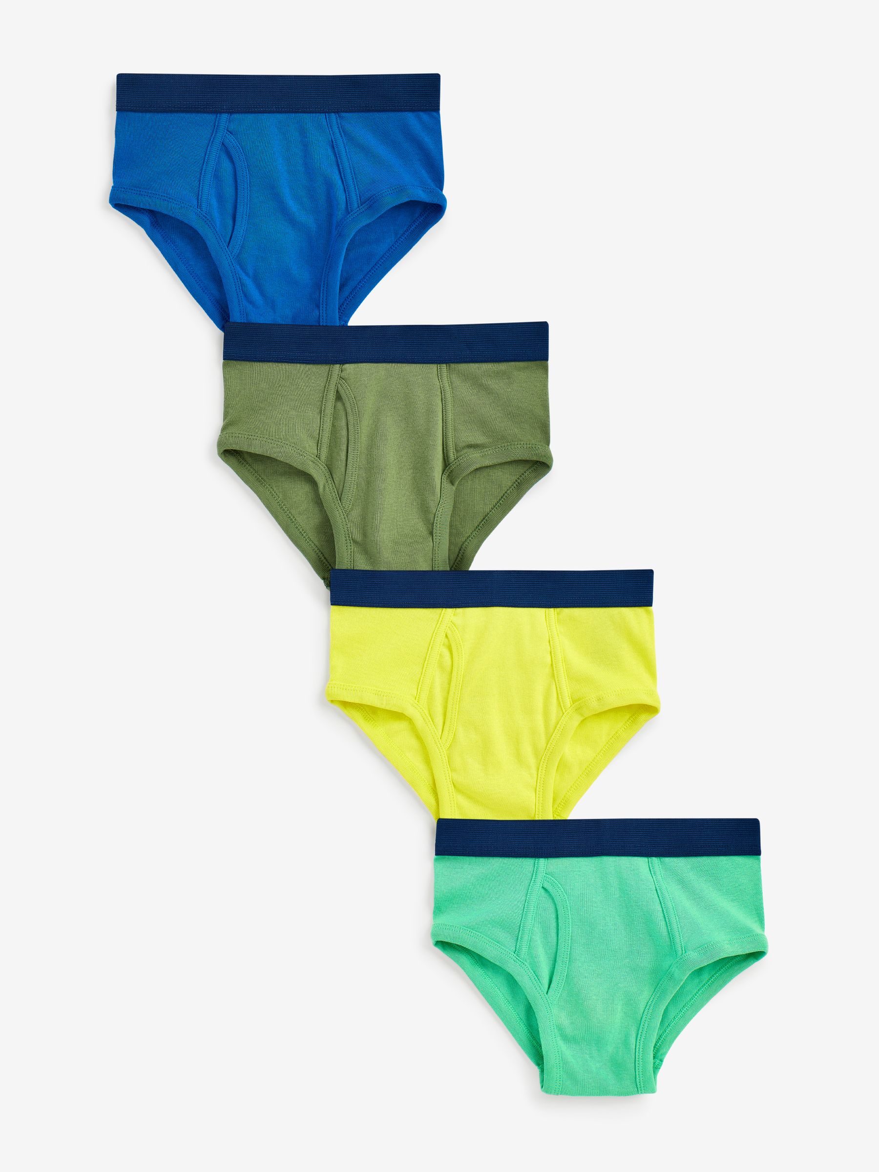 Buy Blue Organic Cotton Briefs 4 Pack from the Gap online shop