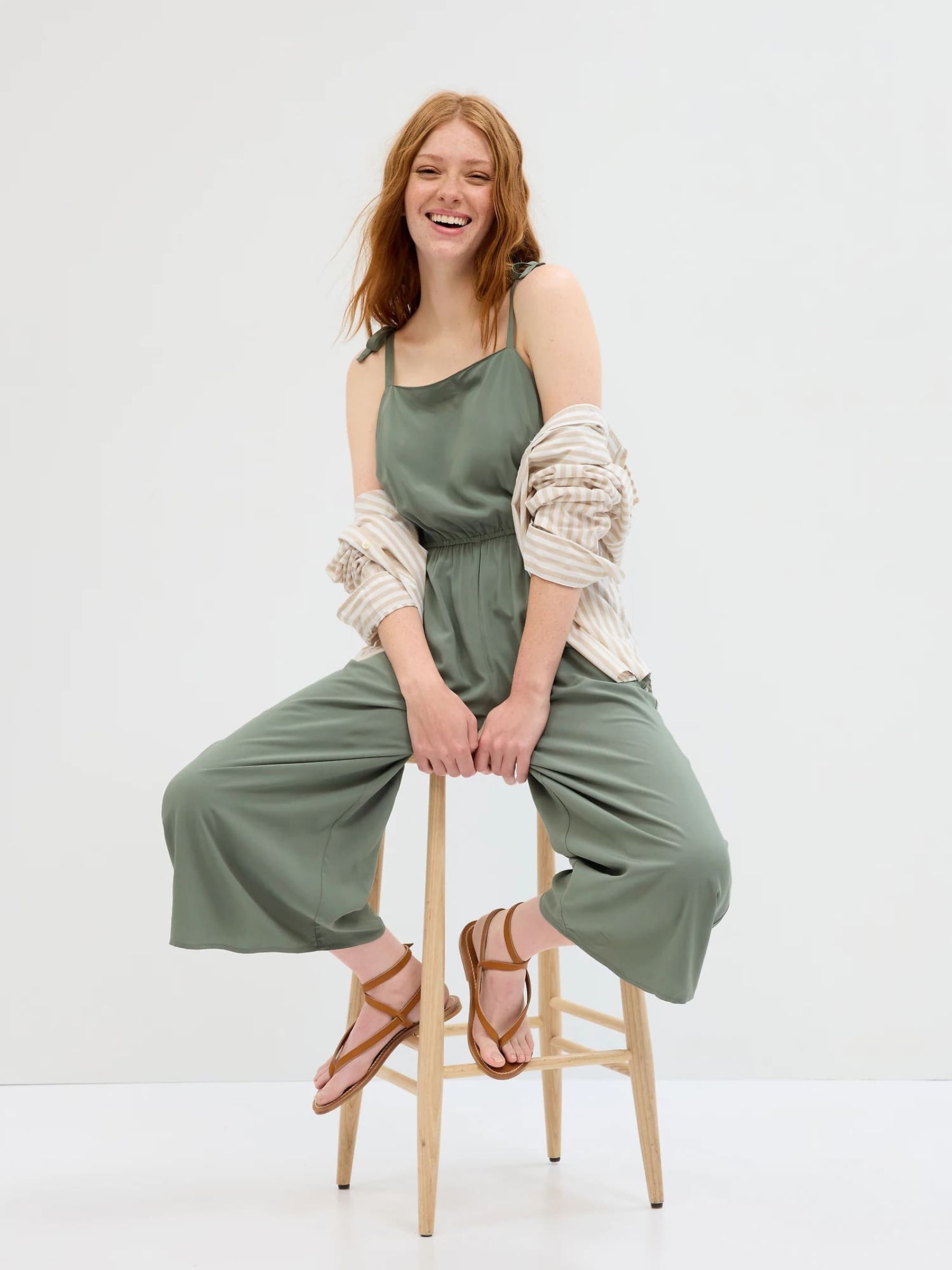 Gap cami jumpsuit deals