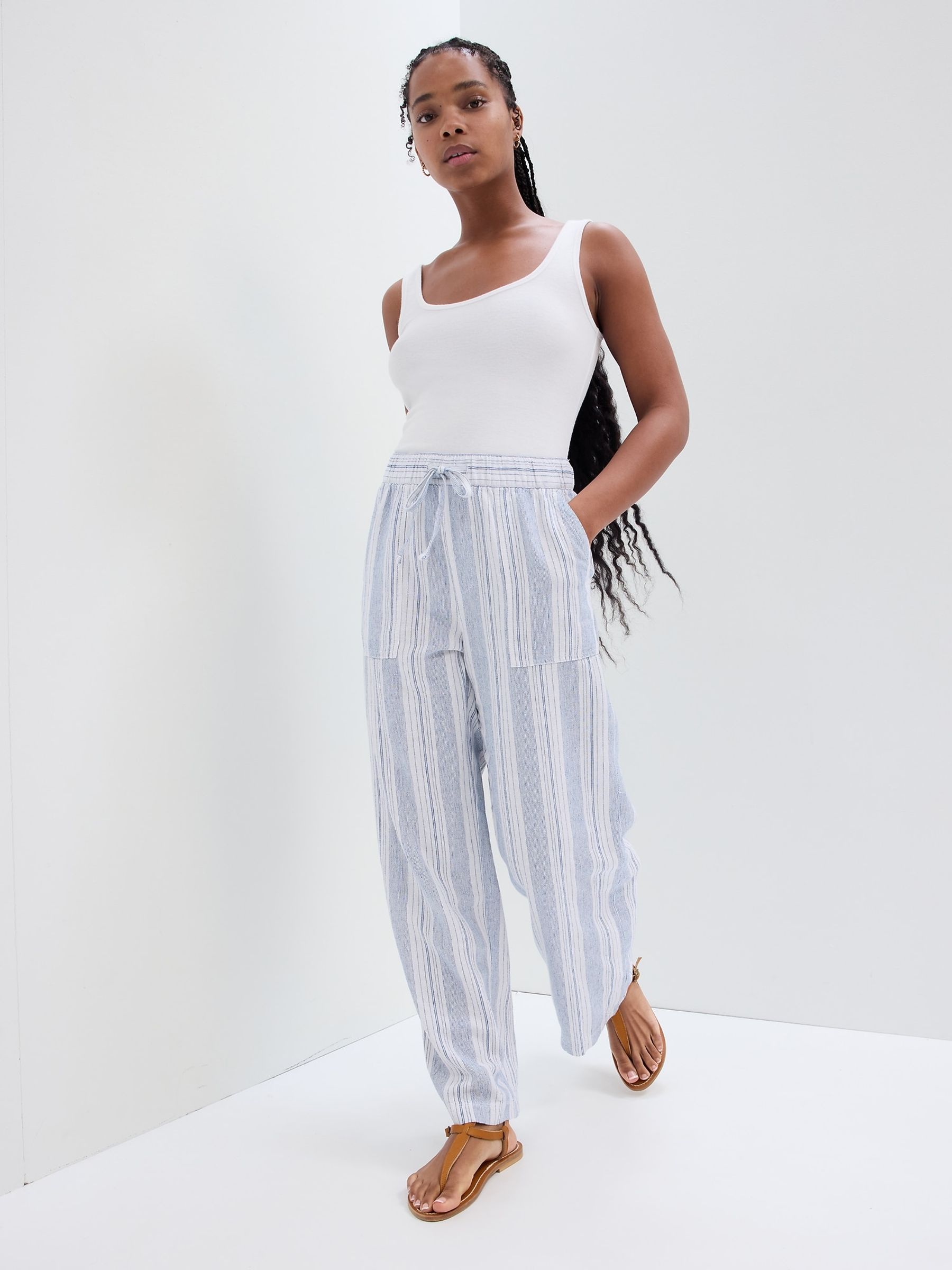 The gap linen pants top
