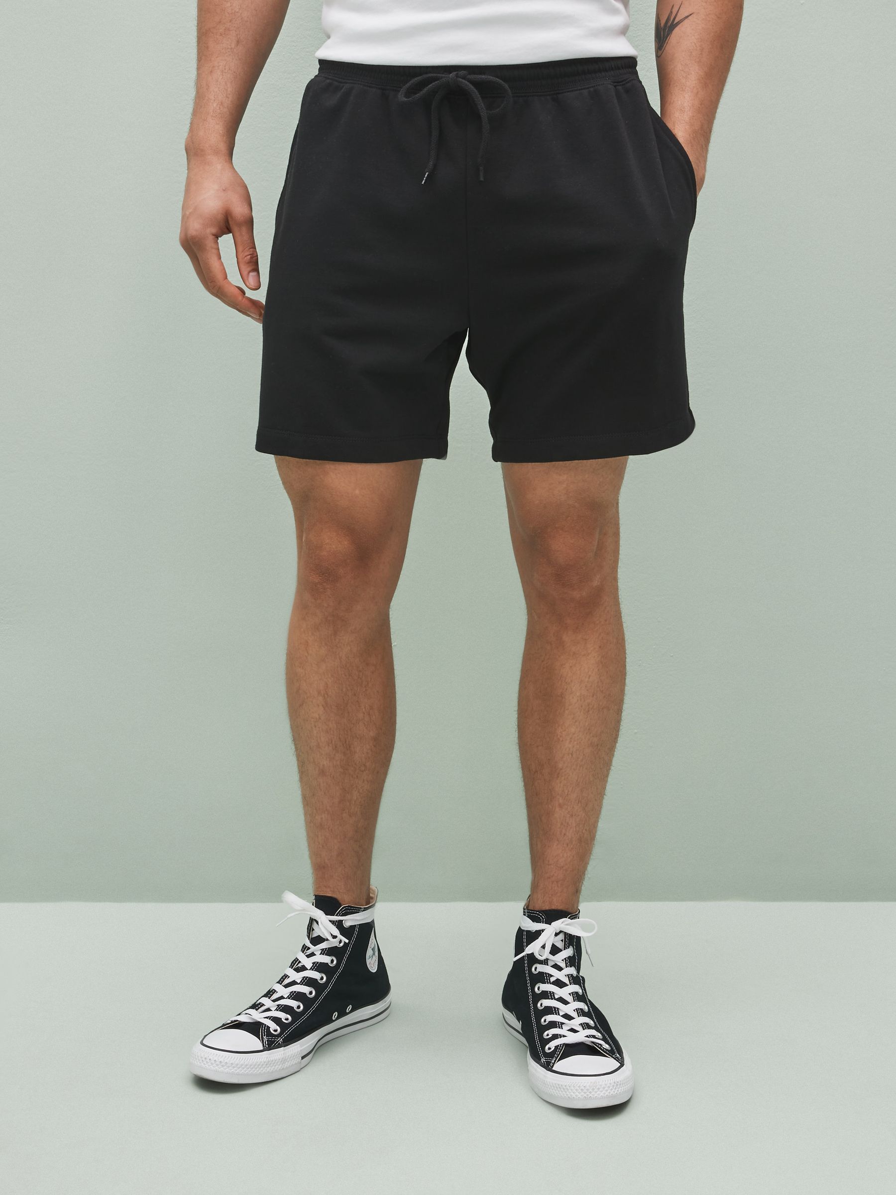 Buy Black Jersey Shorts from the Gap online shop