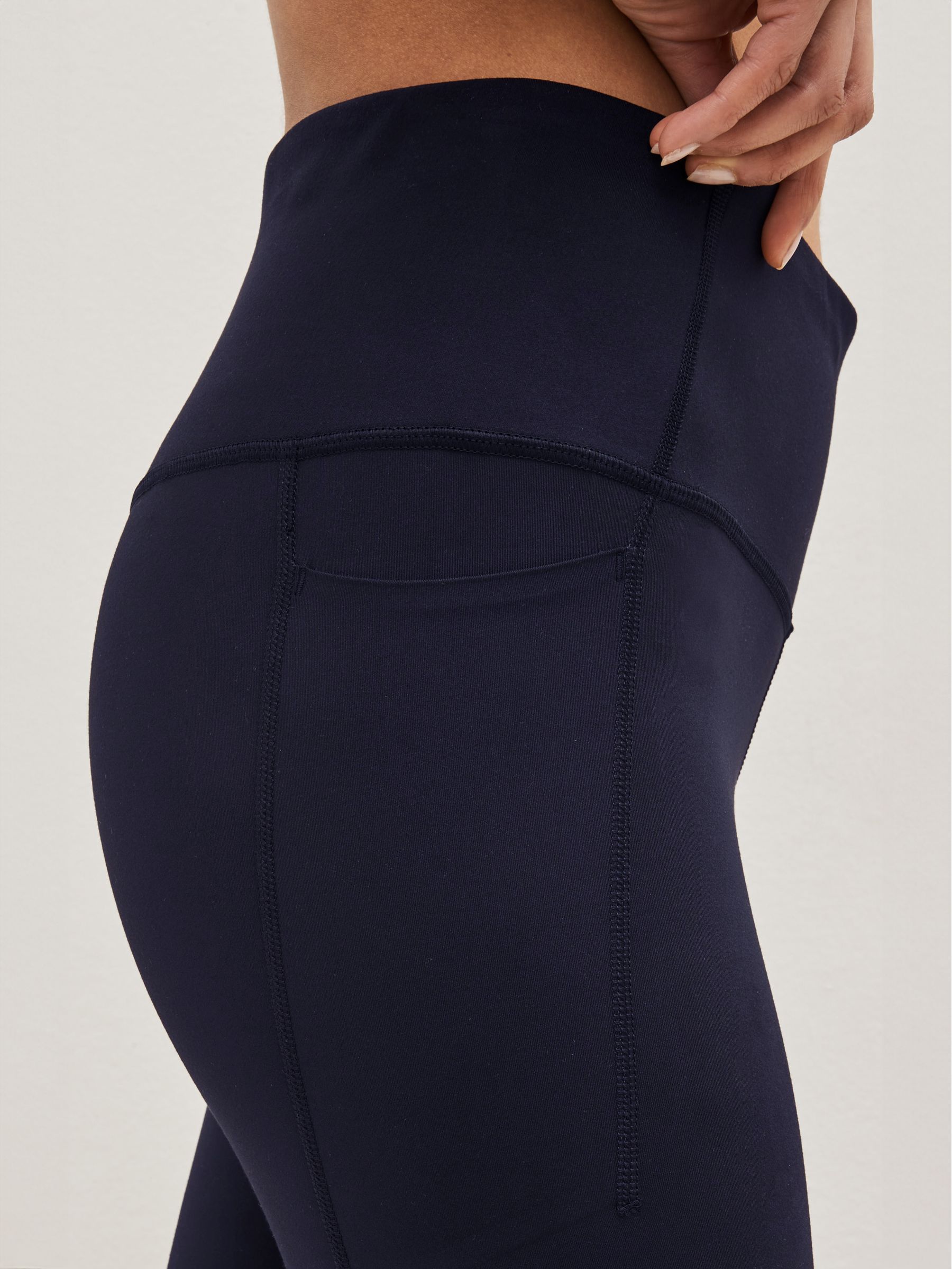 Buy Blue High Waisted Power Stretch Leggings from the Gap online shop