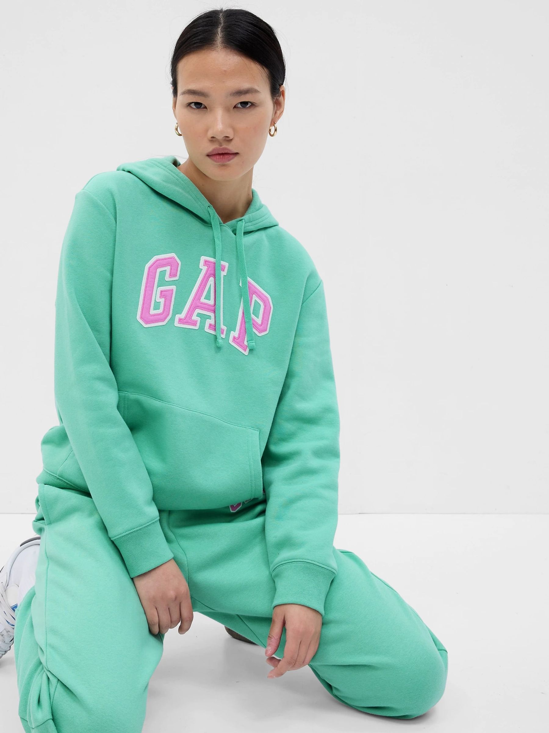 Lime green gap hoodie hotsell