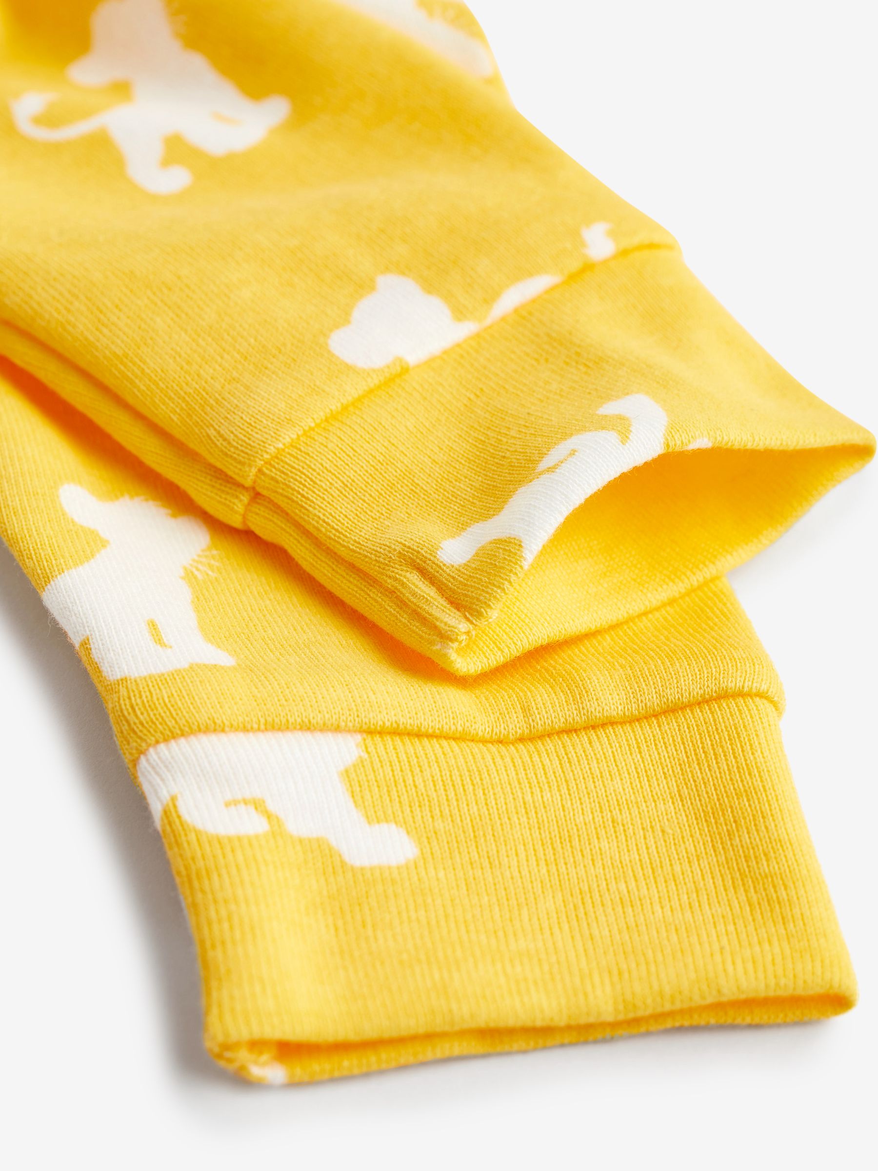 Yellow Disney The Lion King Short Sleeve Pyjama Set