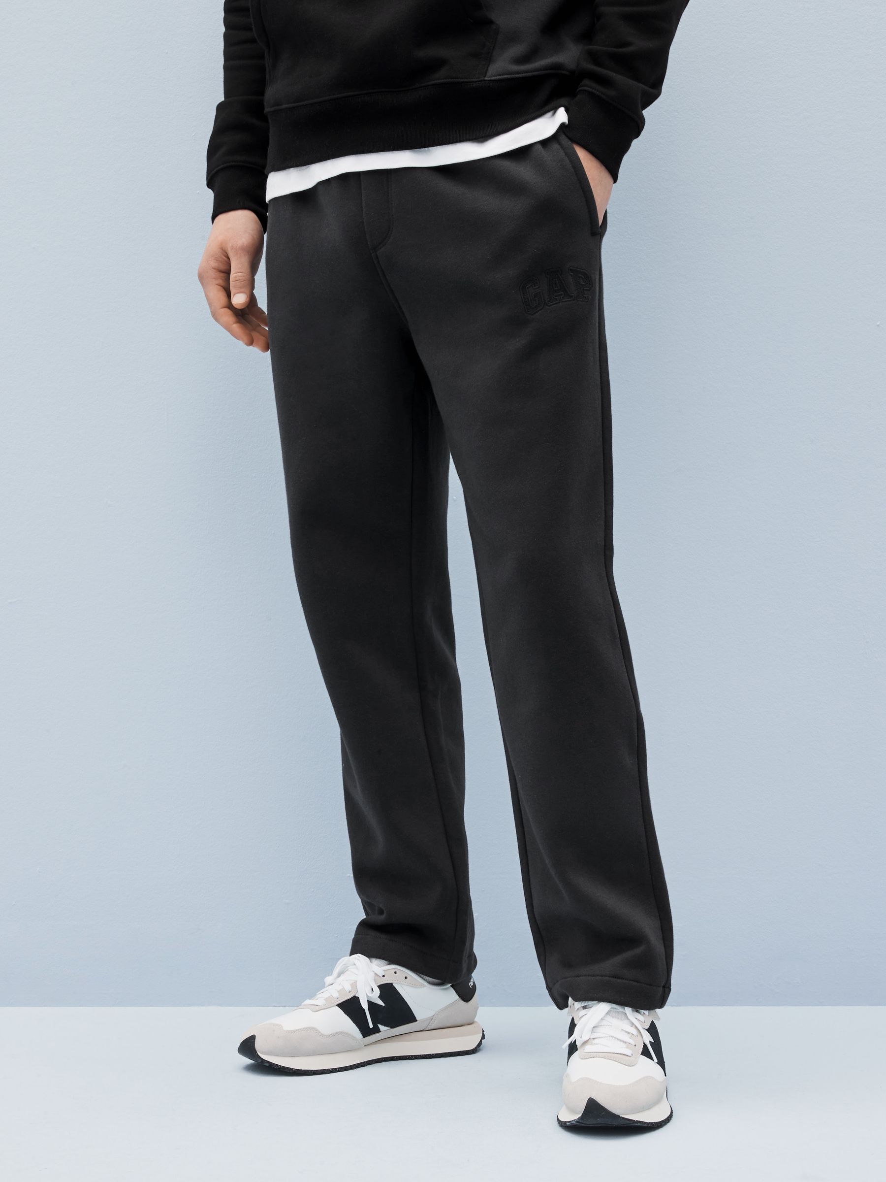 Straight cut sweatpants shop