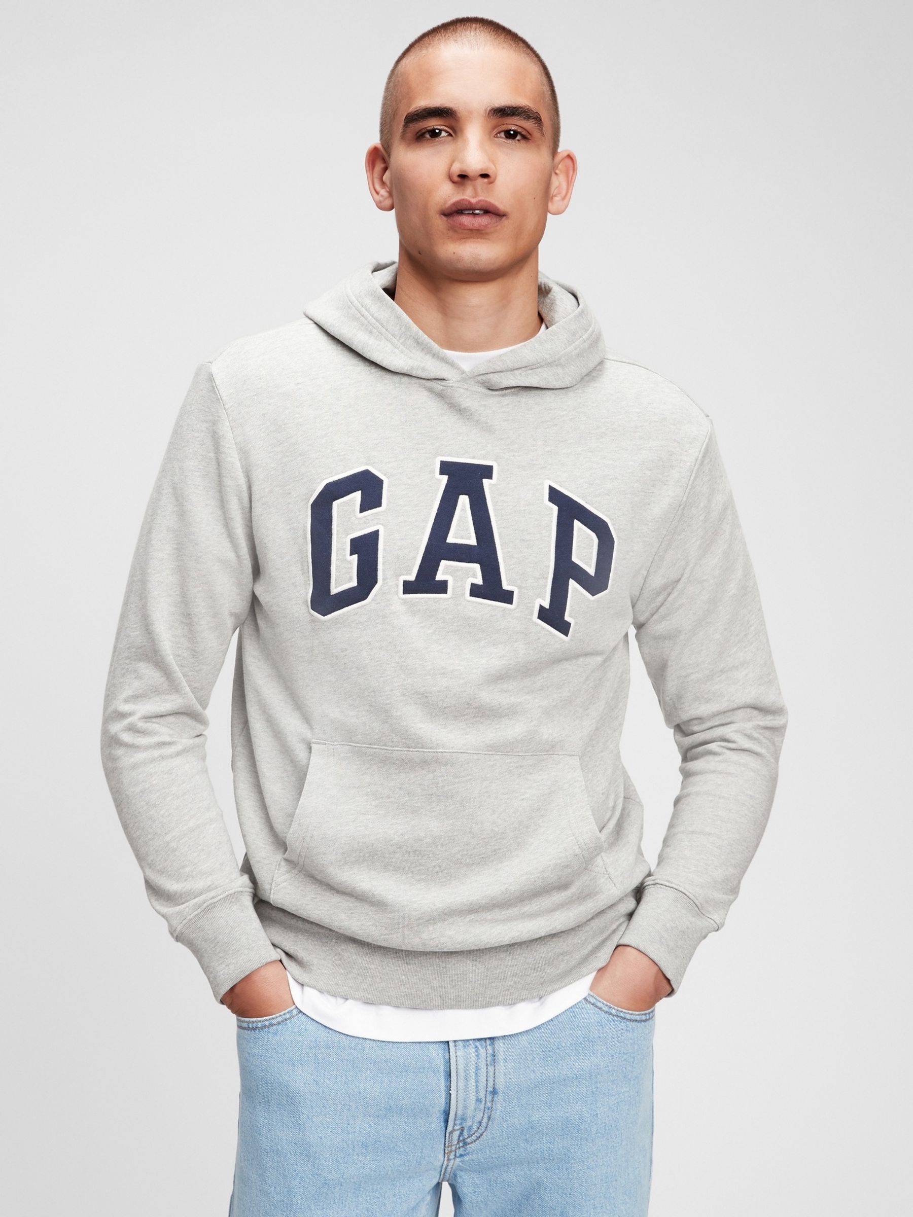 Navy gap hoodie discount