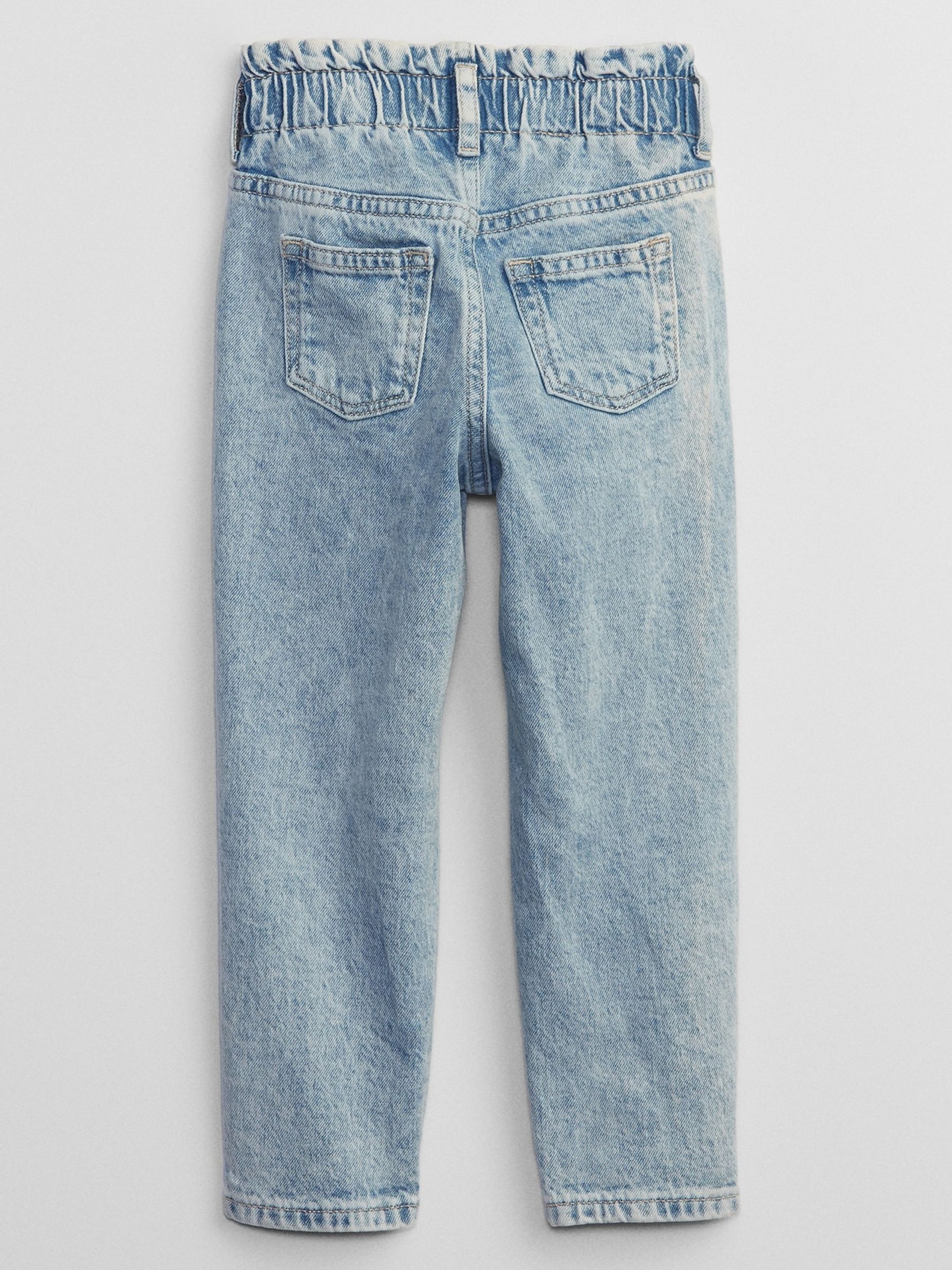 Light Wash Blue Paperbag Mom Jeans Newborn 5yrs Gap