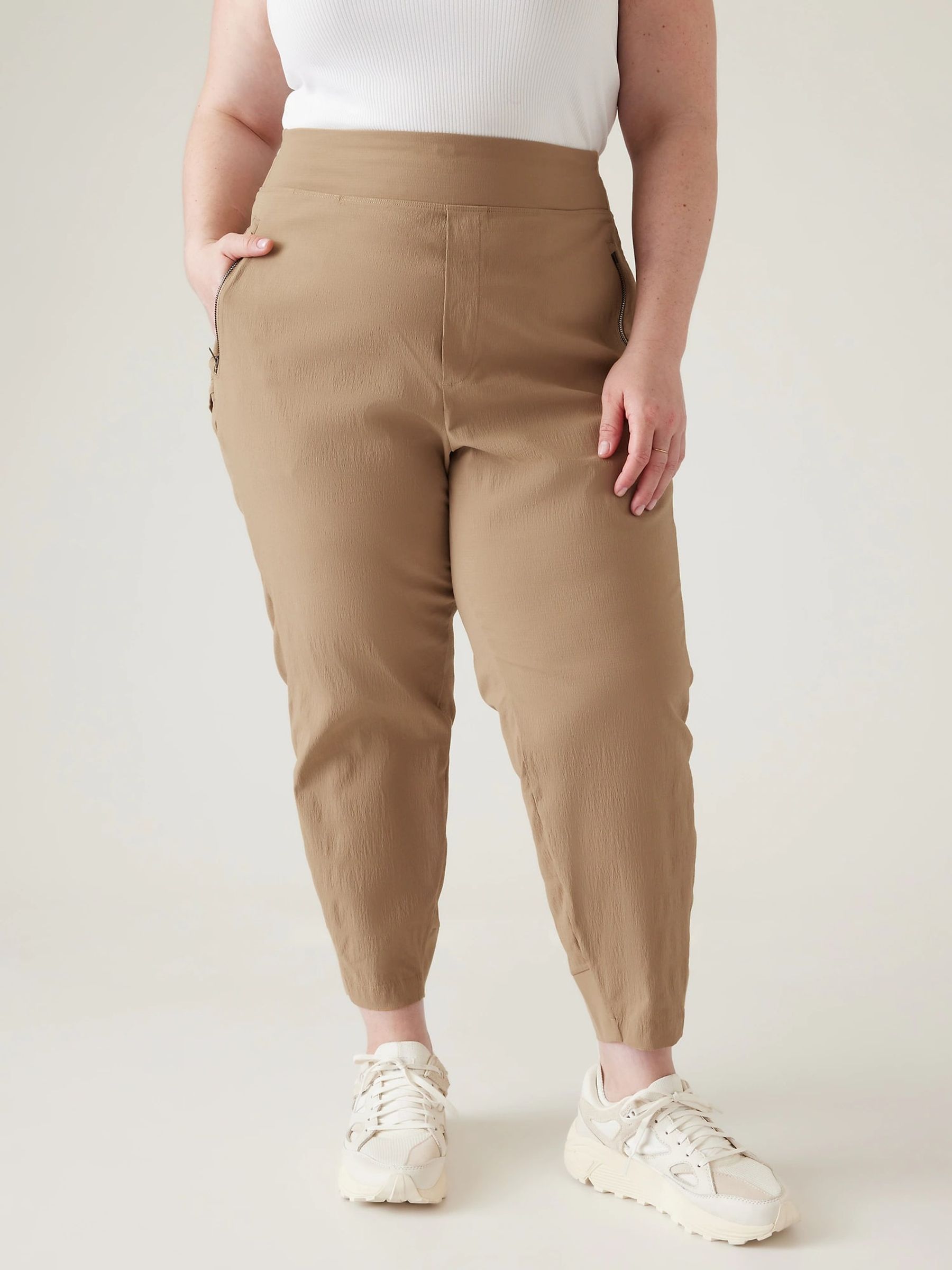 Buy Athleta Neutral Trekkie Lightweight Ripstop Walking Joggers from the Gap online shop