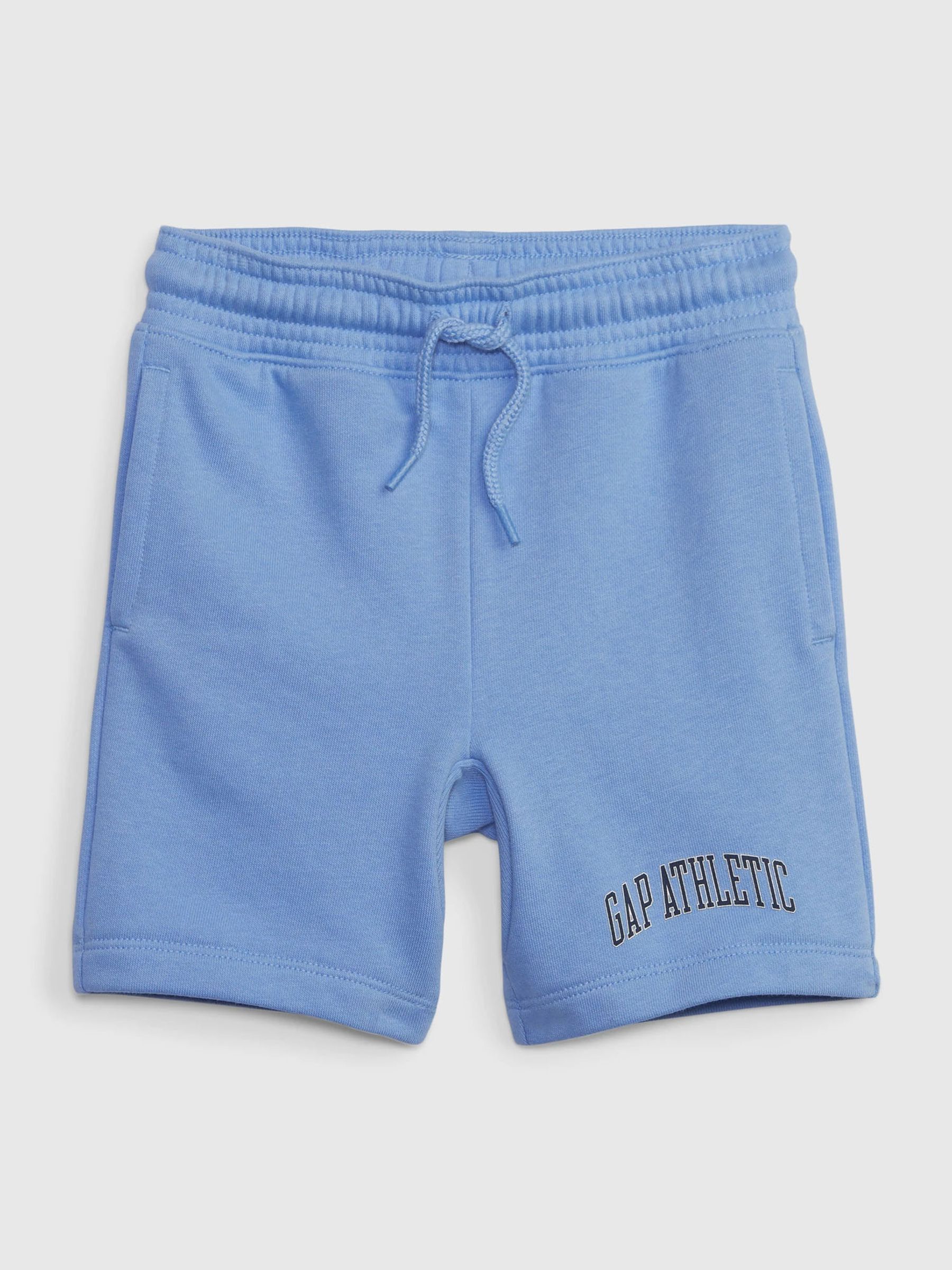 Blue Athletic Logo Loose Fit Sweat Shorts