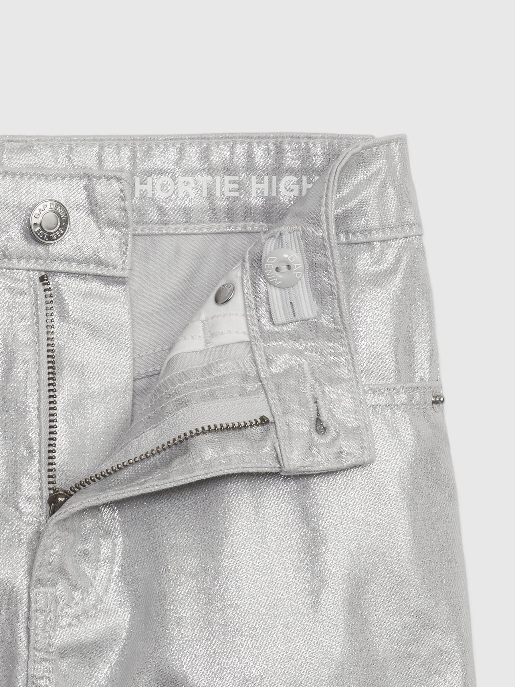 Silver jean shorts 2025