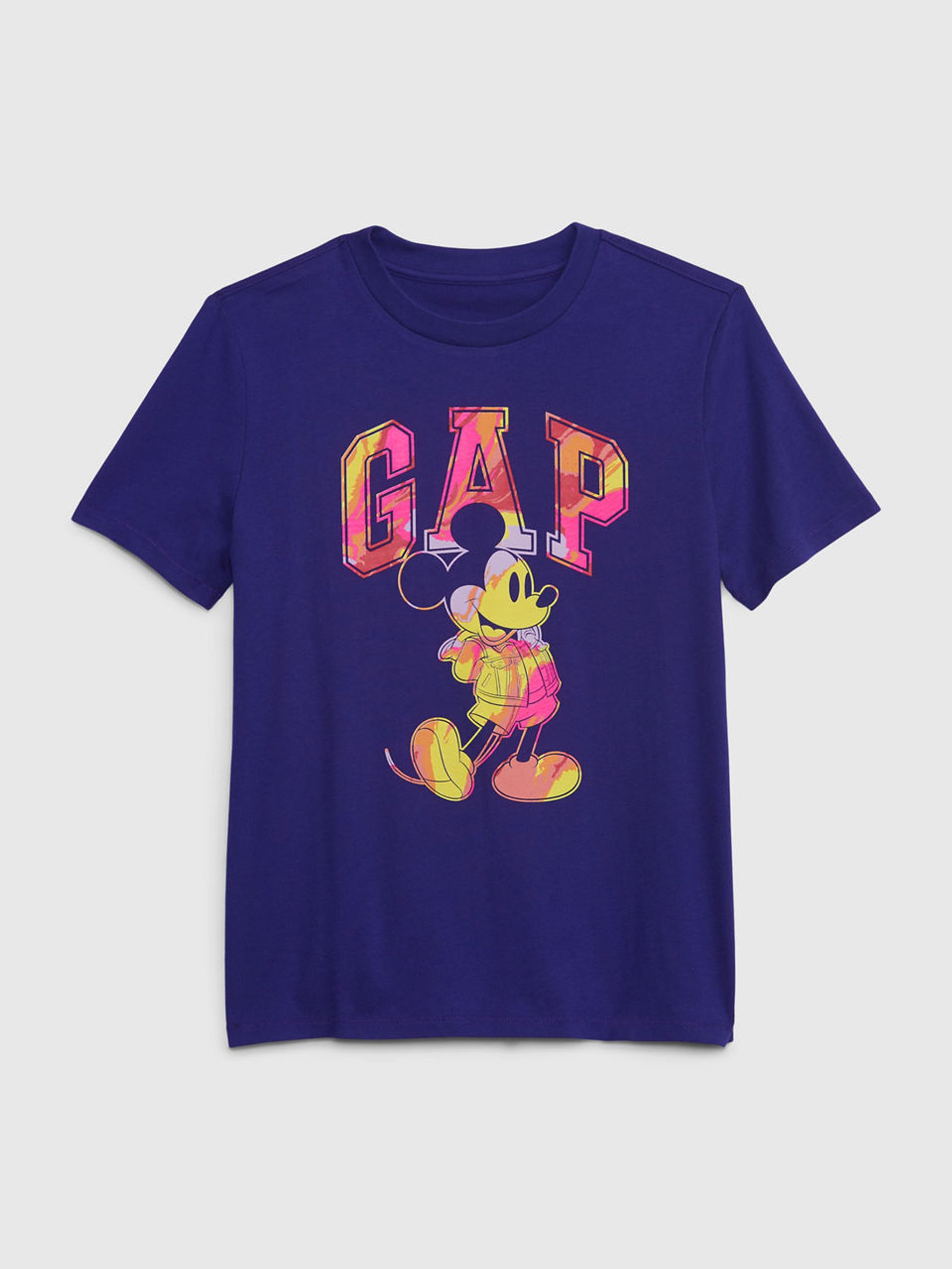 Navy Disney Mickey Mouse Crew Neck T Shirt