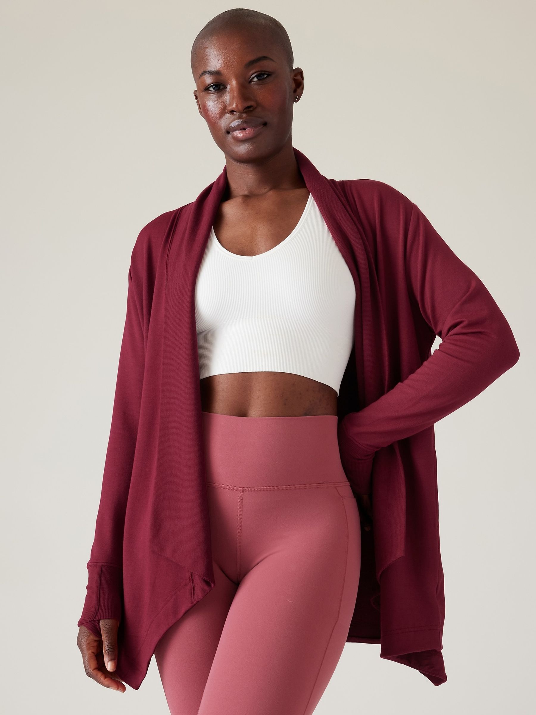 Long tie waist cardigan clearance