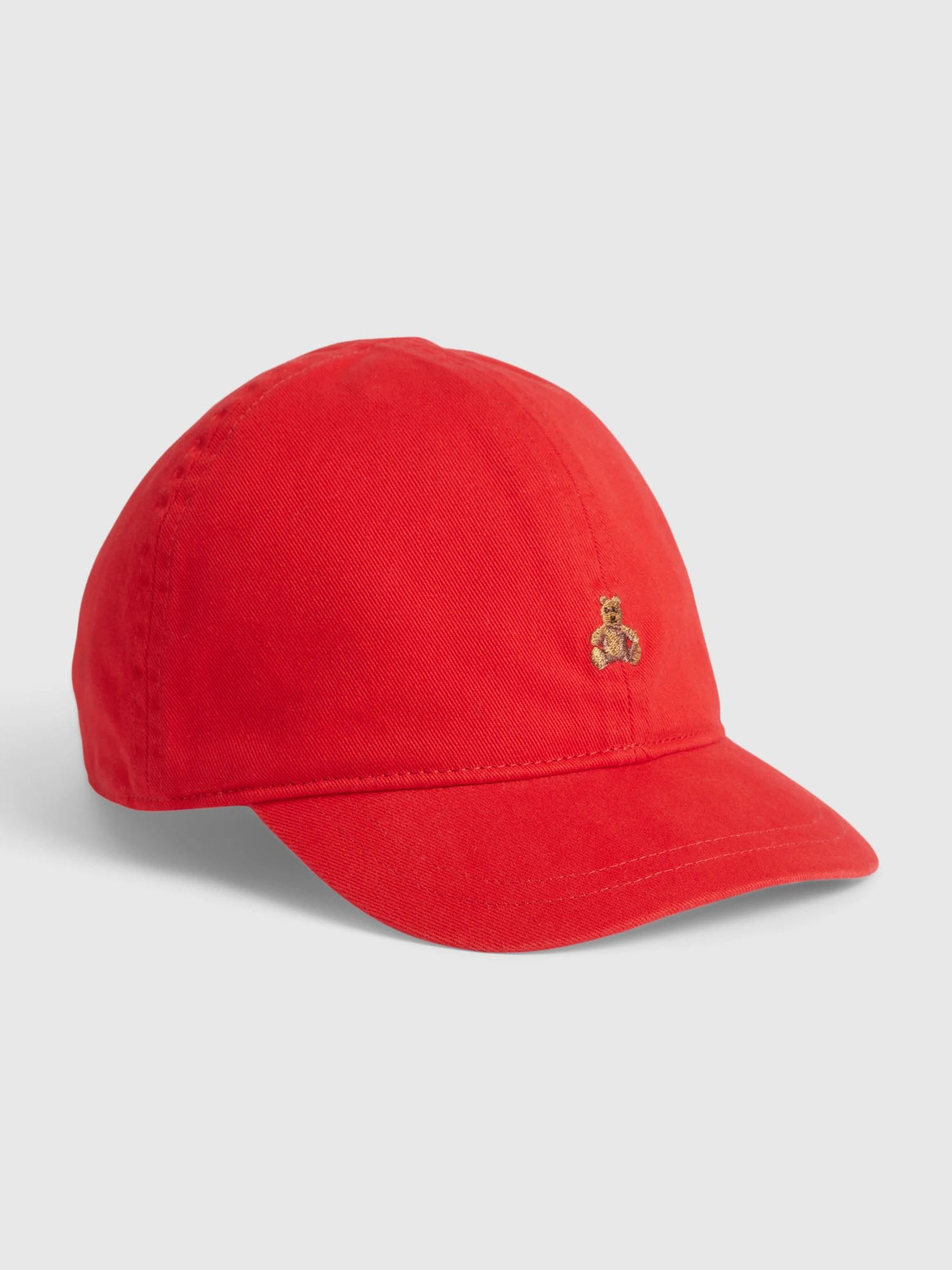 Red Baseball Baby Hat