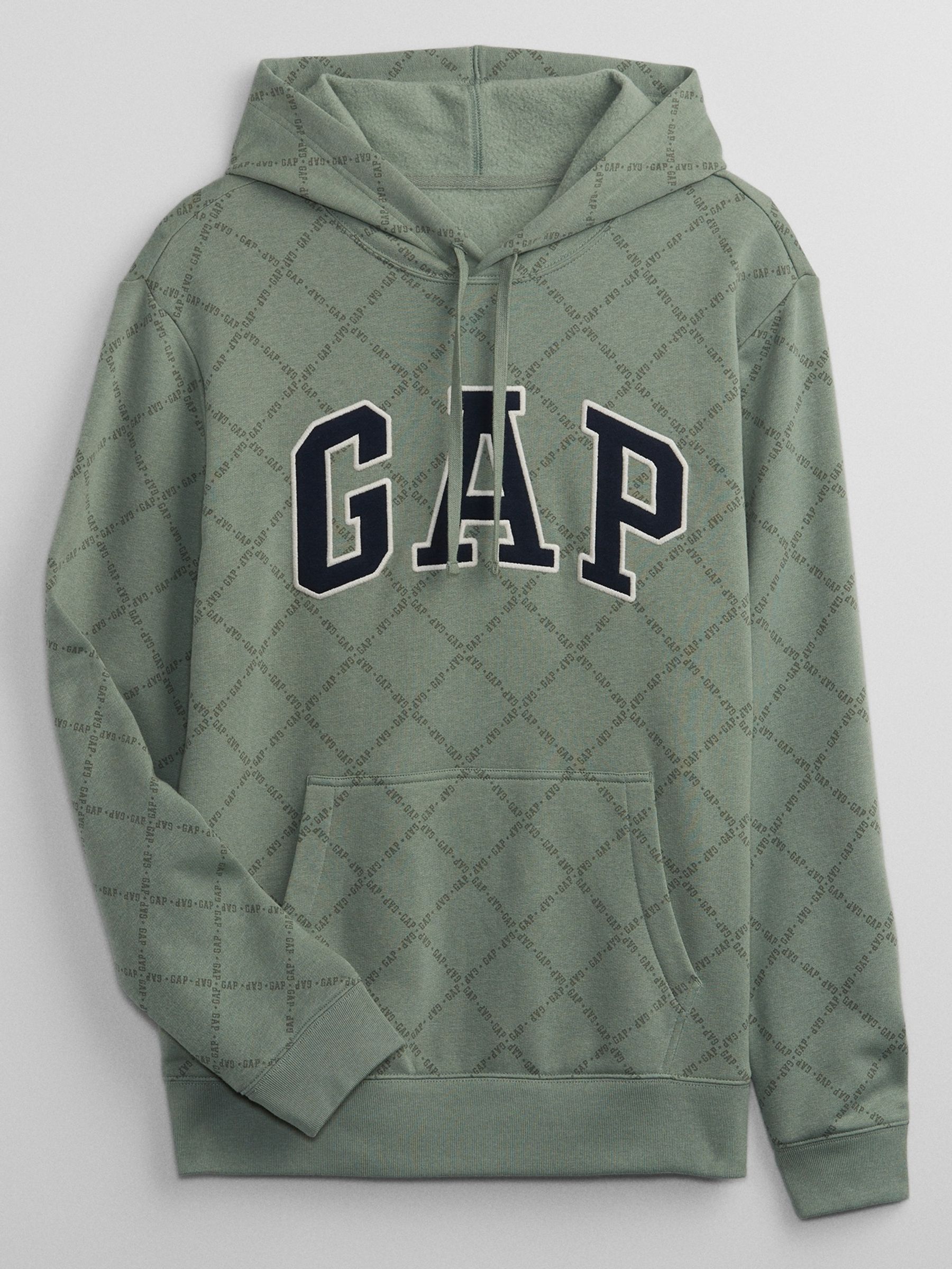 Green Logo Hoodie Gap